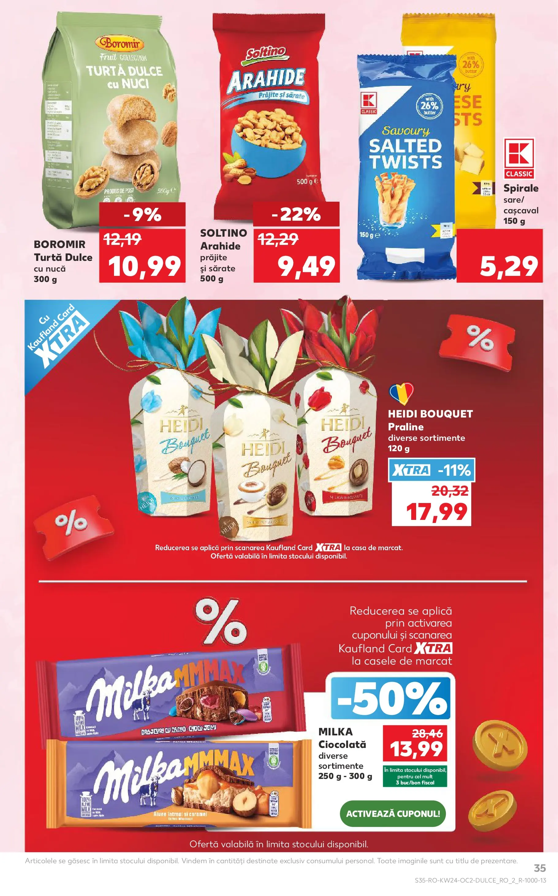 Catalog Kaufland 10 - 15 Iunie 2026 | Pagina 35 | Produse: Cașcaval, Arahide, Alune, Praline