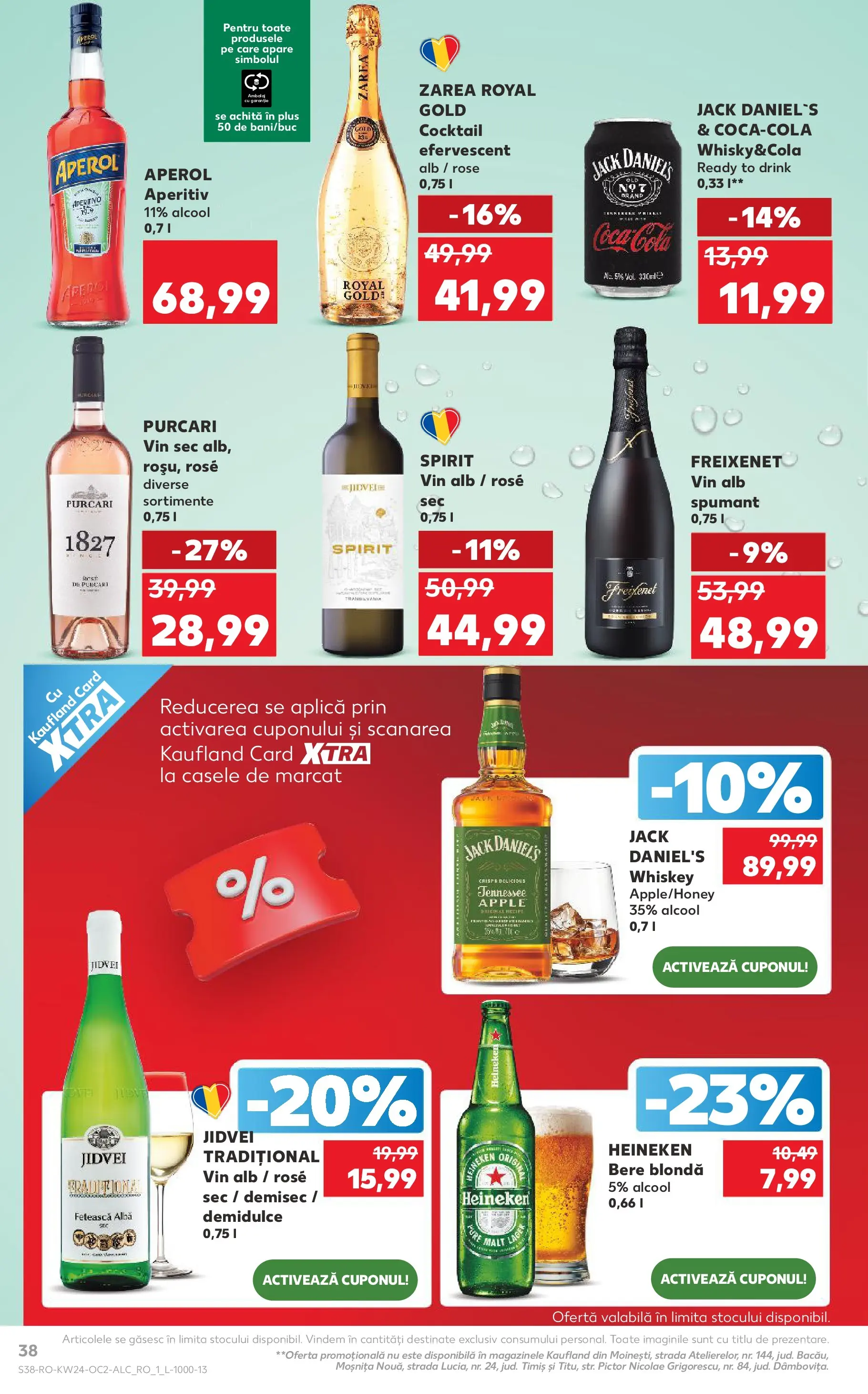 Catalog Kaufland 10 - 15 Iunie 2026 | Pagina 38 | Produse: Amerikan servis, Apple, Cocktail, Aperol