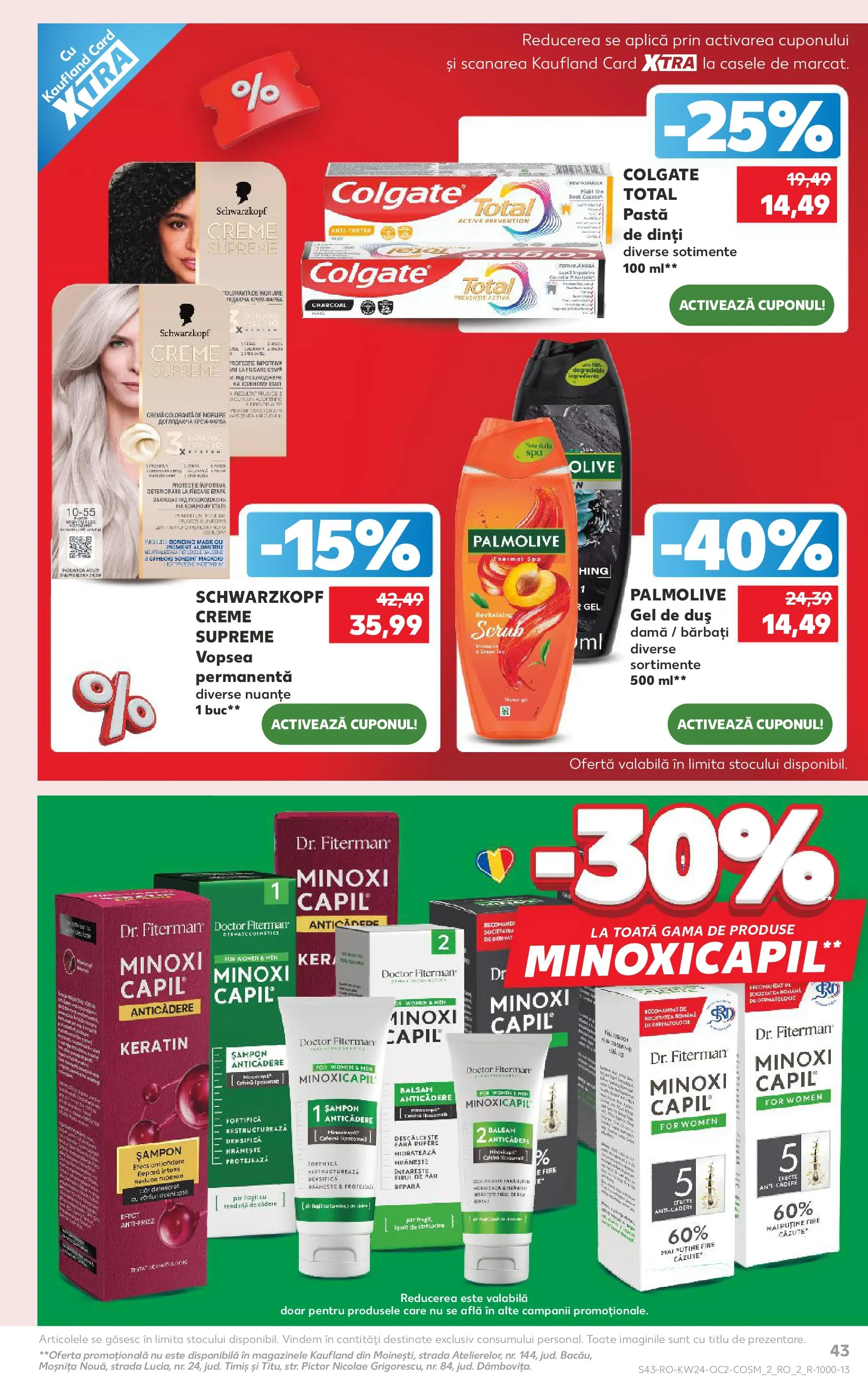 Catalog Kaufland 10 - 15 Iunie 2026 | Pagina 43 | Produse: Scrub, Vopsea, Balsam, Gel de duș