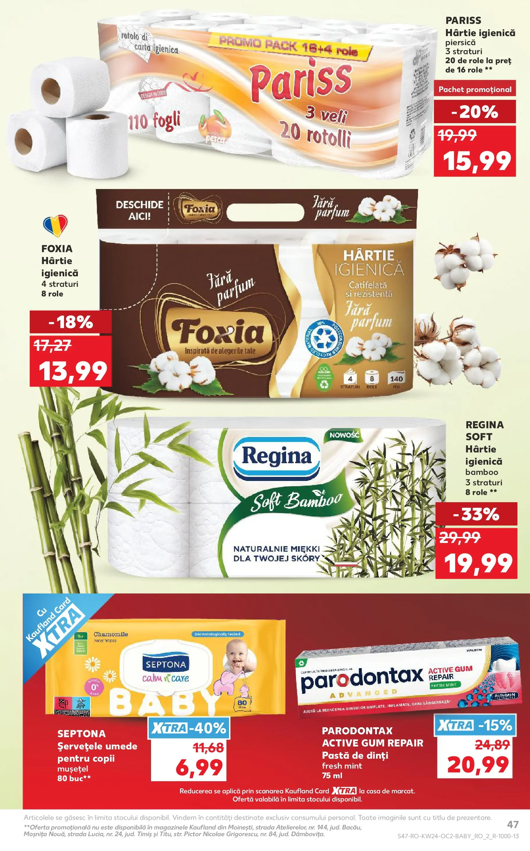 Catalog Kaufland 10 - 15 Iunie 2026 | Pagina 47 | Produse: Piersică, Parfum, Pastă de dinți, Yaşlı Köpek Konservesi