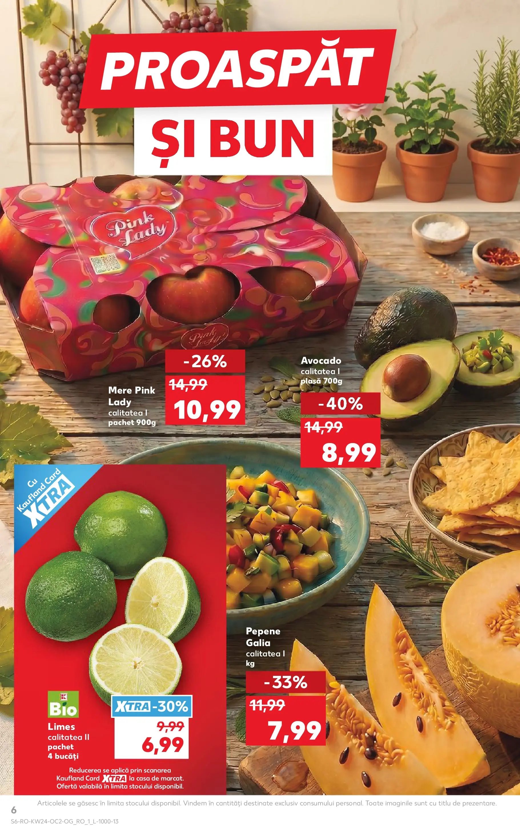 Catalog Kaufland 10 - 15 Iunie 2026 | Pagina 6 | Produse: Şerit ödül, Mere, Avocado