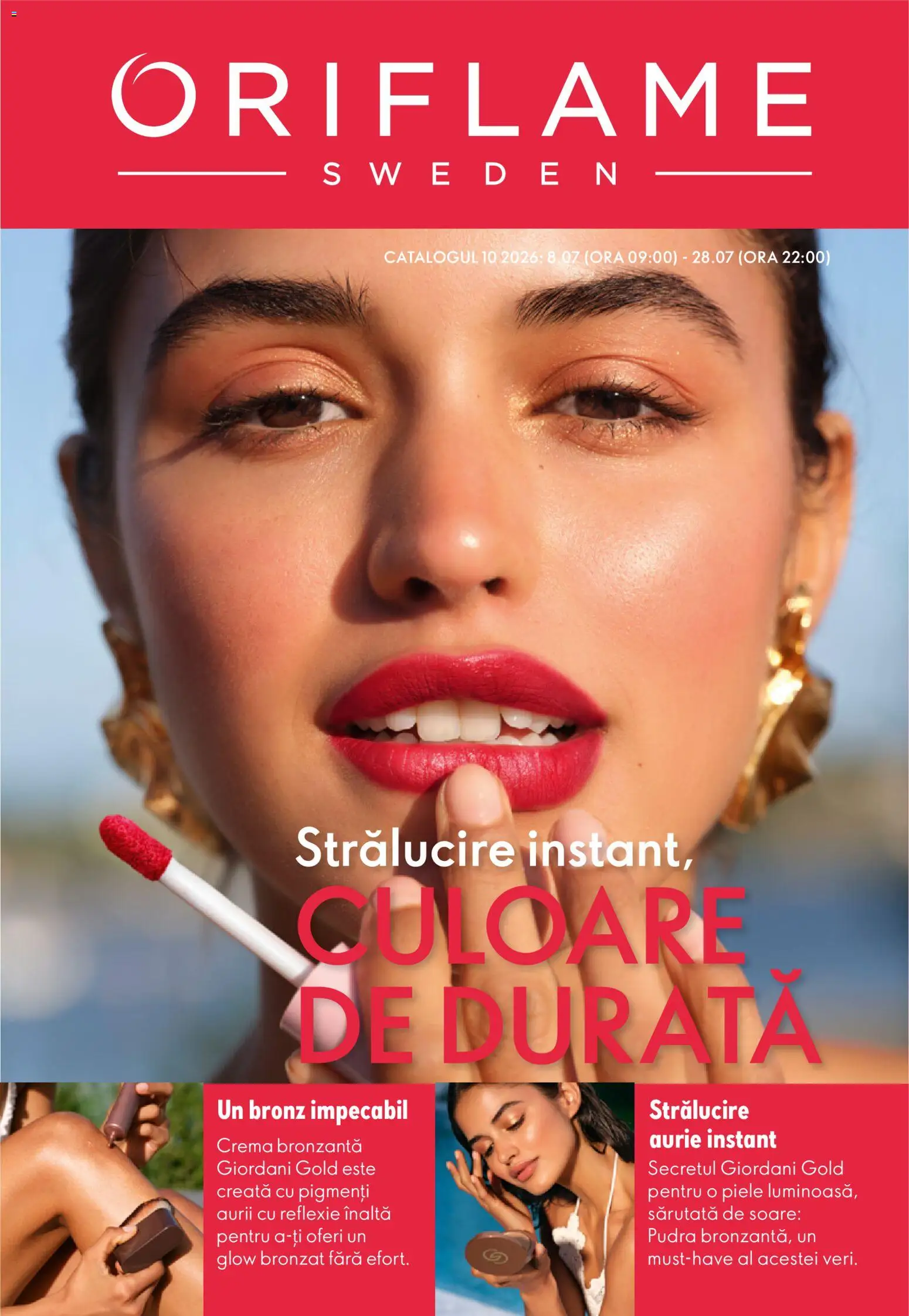 Catalog Oriflame 8 - 27 Iulie 2026 | Pagina 1 | Produse: Pudră, Cremă