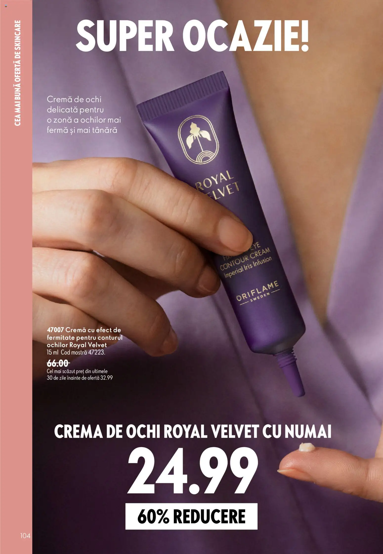 Catalog Oriflame 8 - 27 Iulie 2026 | Pagina 104 | Produse: Cremă