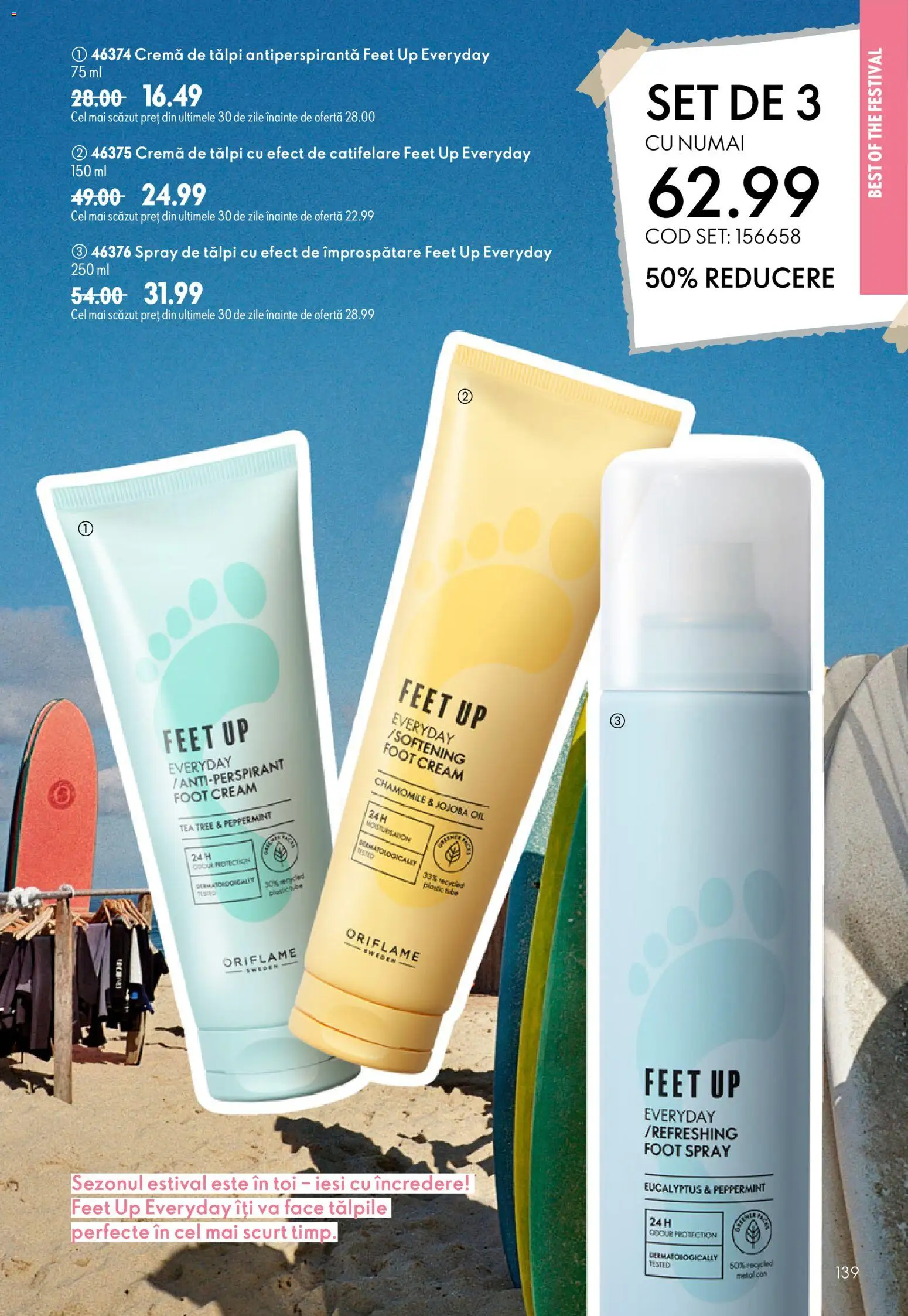 Catalog Oriflame 8 - 27 Iulie 2026 | Pagina 139 | Produse: Cremă, Antiperspirant