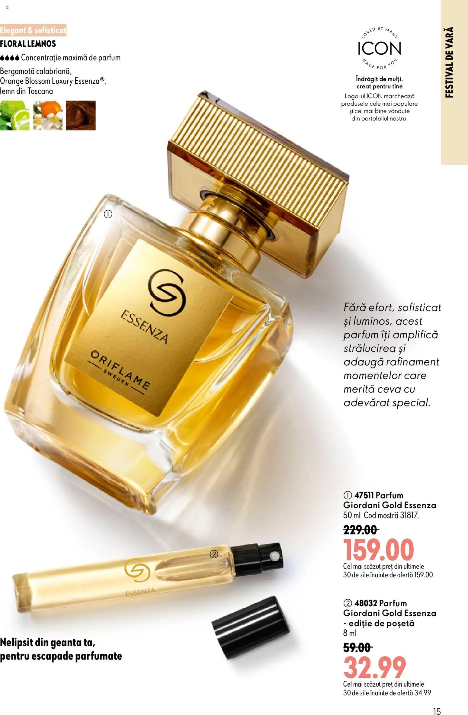 Catalog Oriflame 8 - 27 Iulie 2026 | Pagina 15 | Produse: Geantă, Parfum