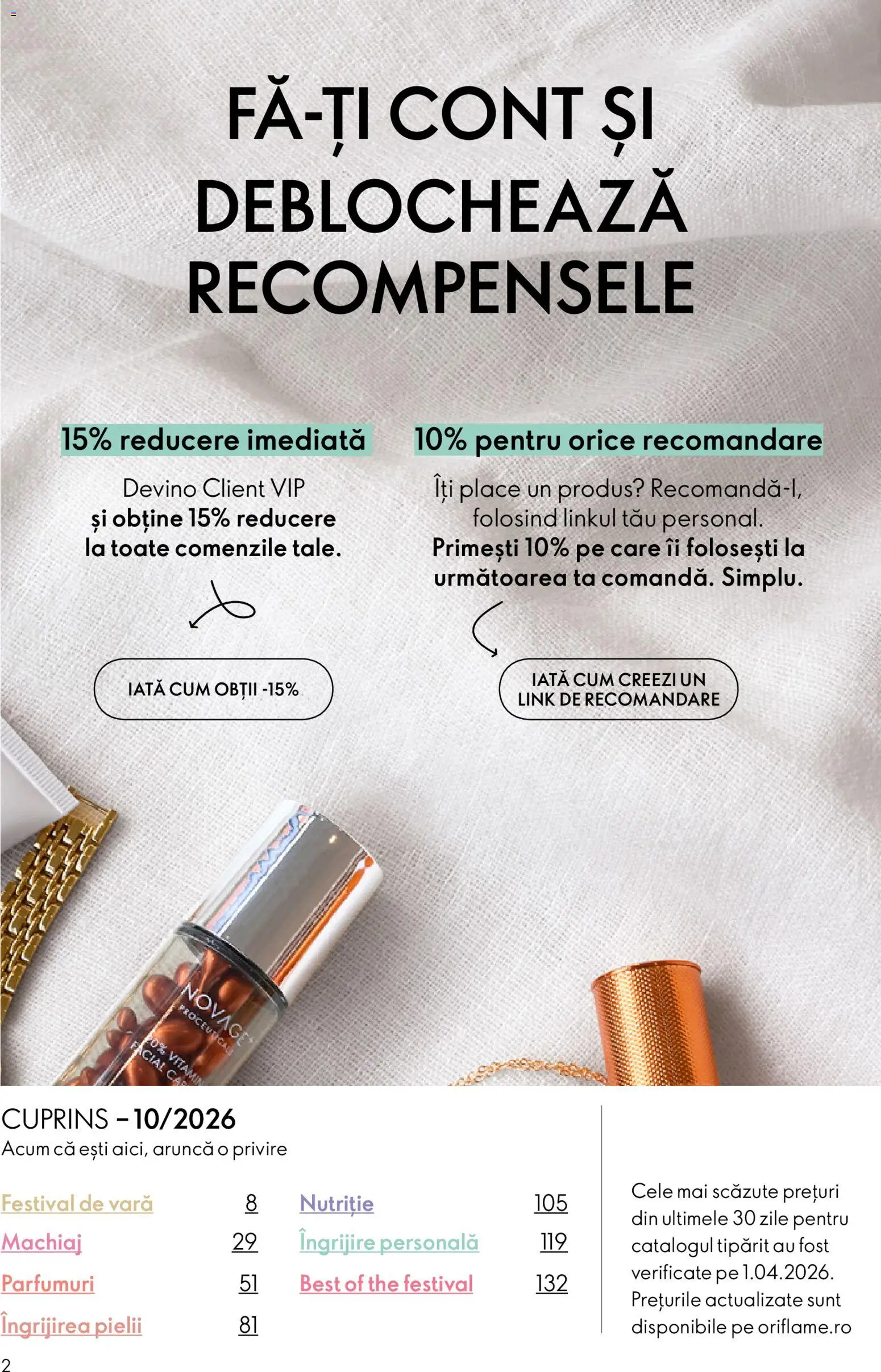 Catalog Oriflame 8 - 27 Iulie 2026 | Pagina 2 | Produse: Machiaj