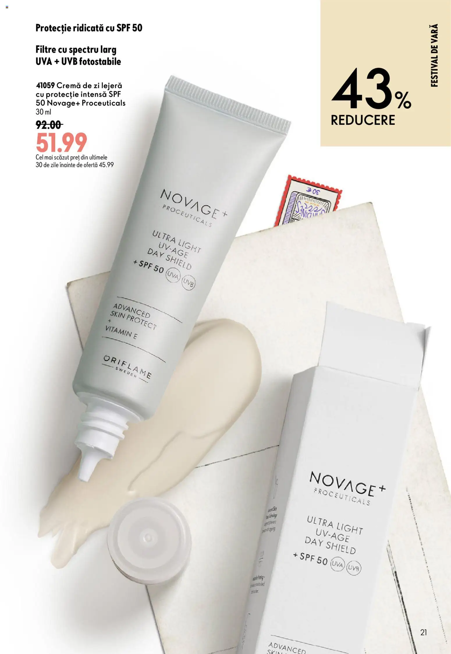 Catalog Oriflame 8 - 27 Iulie 2026 | Pagina 21 | Produse: Cremă de zi, Cremă