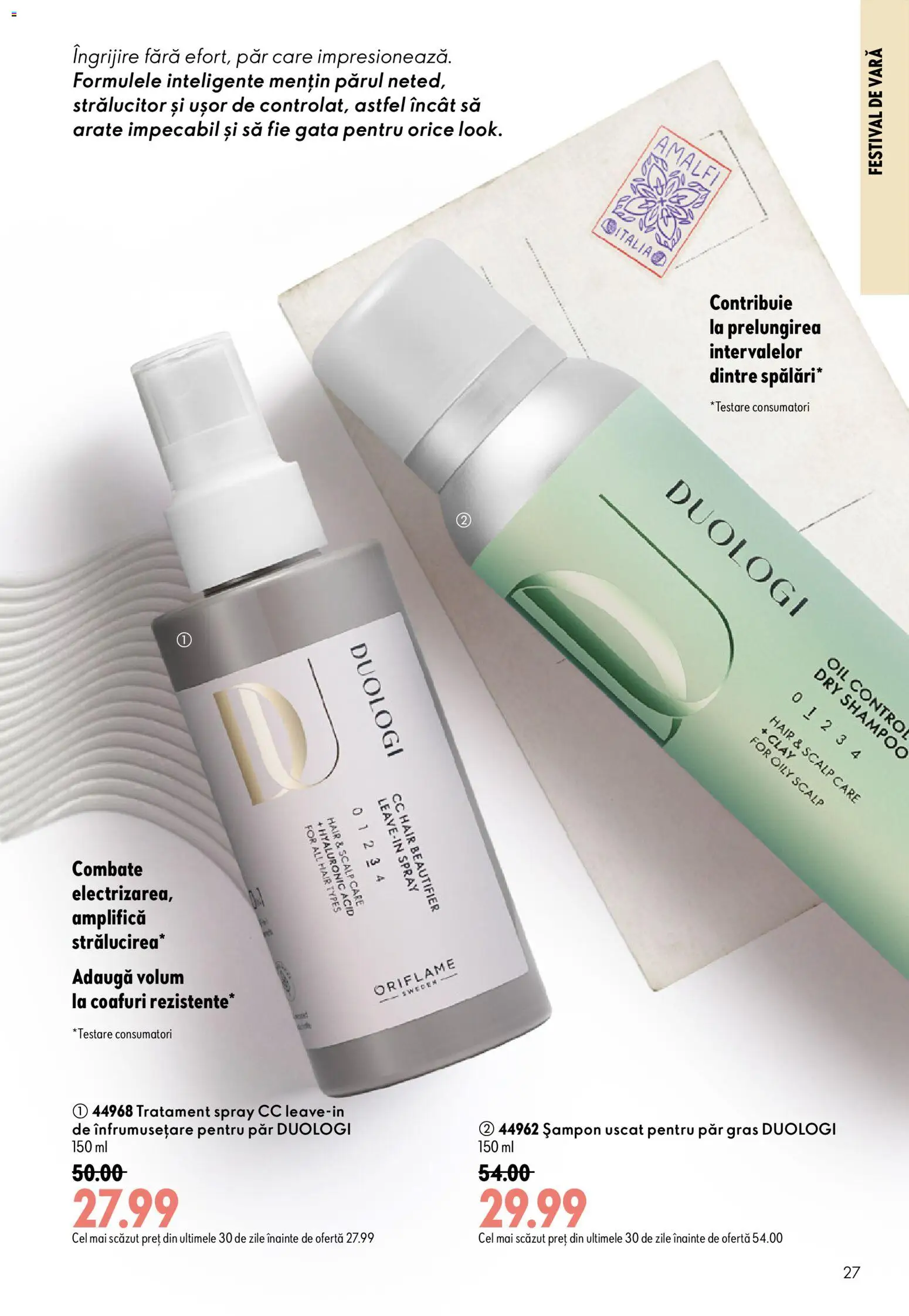 Catalog Oriflame 8 - 27 Iulie 2026 | Pagina 27 | Produse: Șampon, Șampon uscat