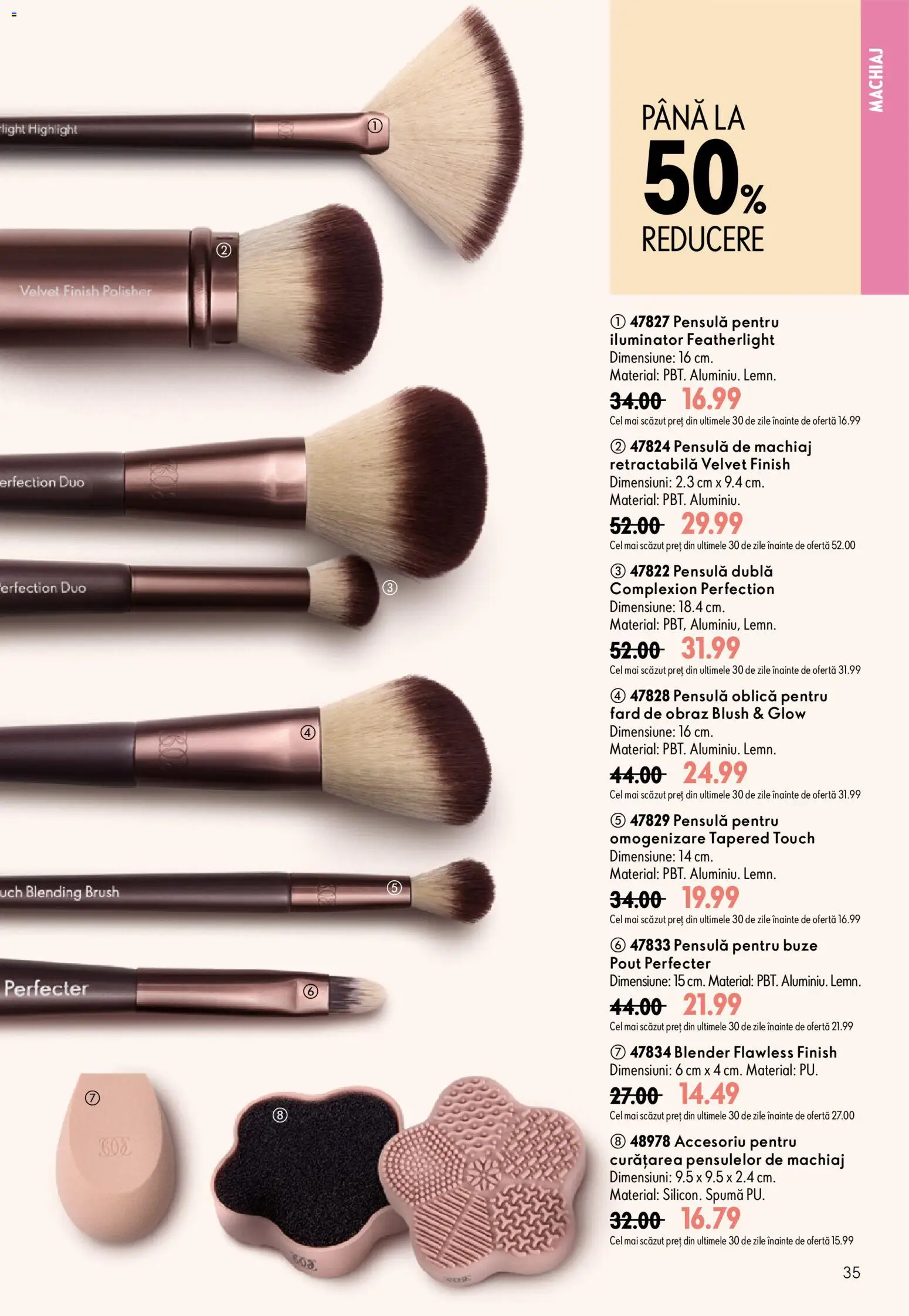 Catalog Oriflame 8 - 27 Iulie 2026 | Pagina 35 | Produse: Blender, Machiaj, Blush, Iluminator