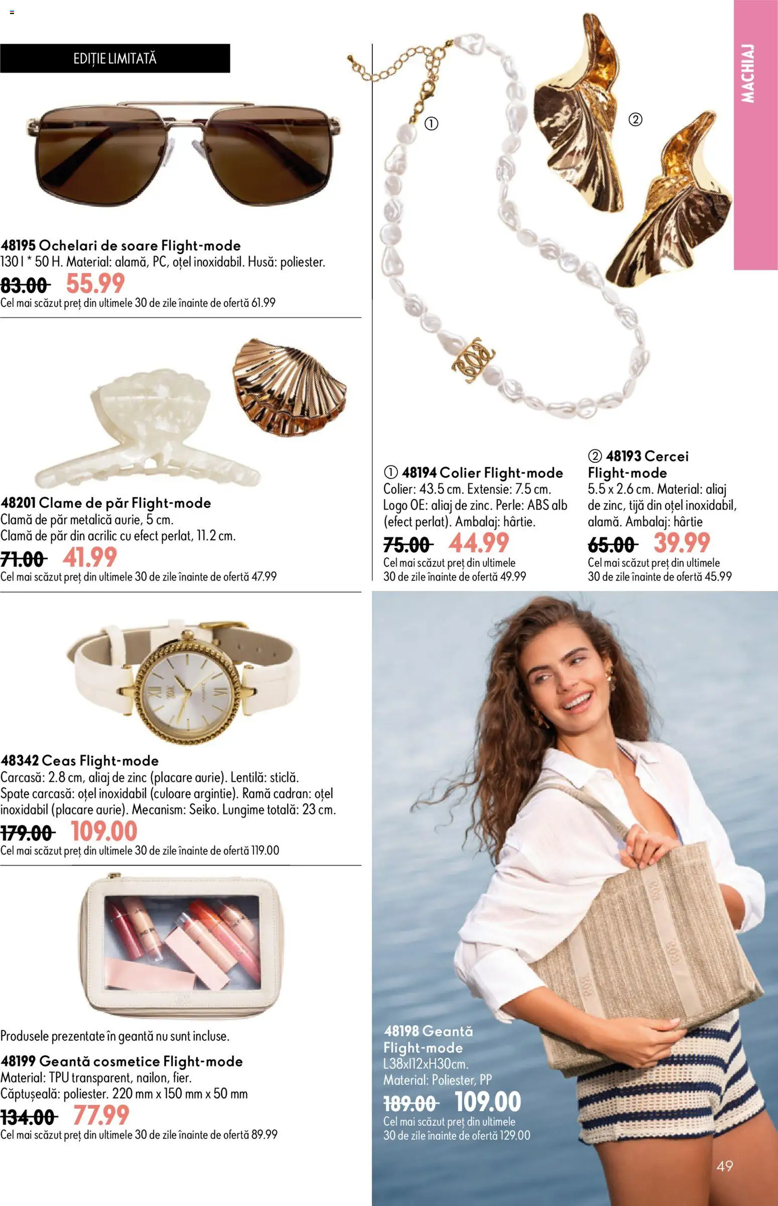 Catalog Oriflame 8 - 27 Iulie 2026 | Pagina 49 | Produse: Ochelari, Ceas, Carcasă, Ochelari de soare