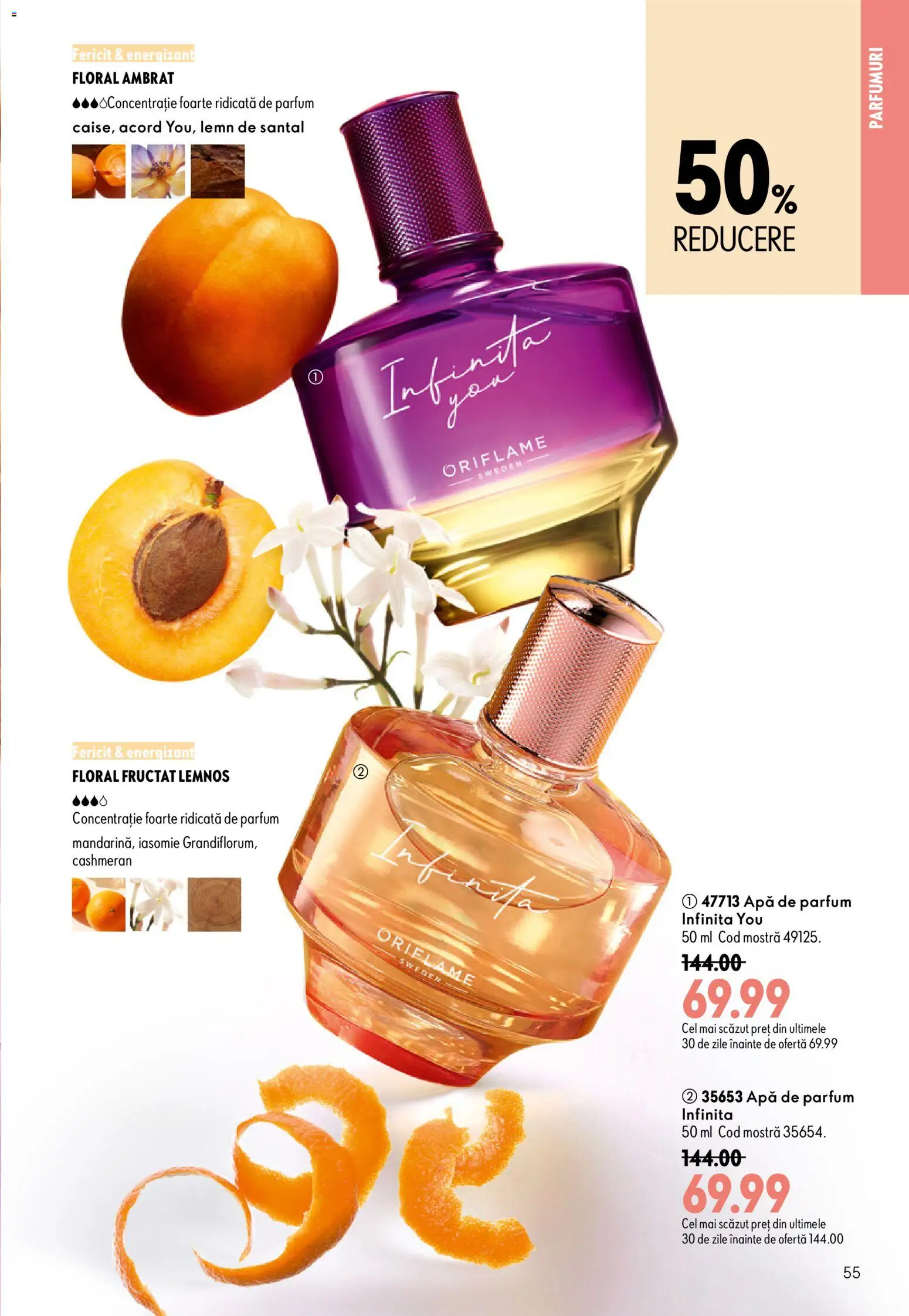 Catalog Oriflame 8 - 27 Iulie 2026 | Pagina 55 | Produse: Apă de parfum, Parfum, Apă
