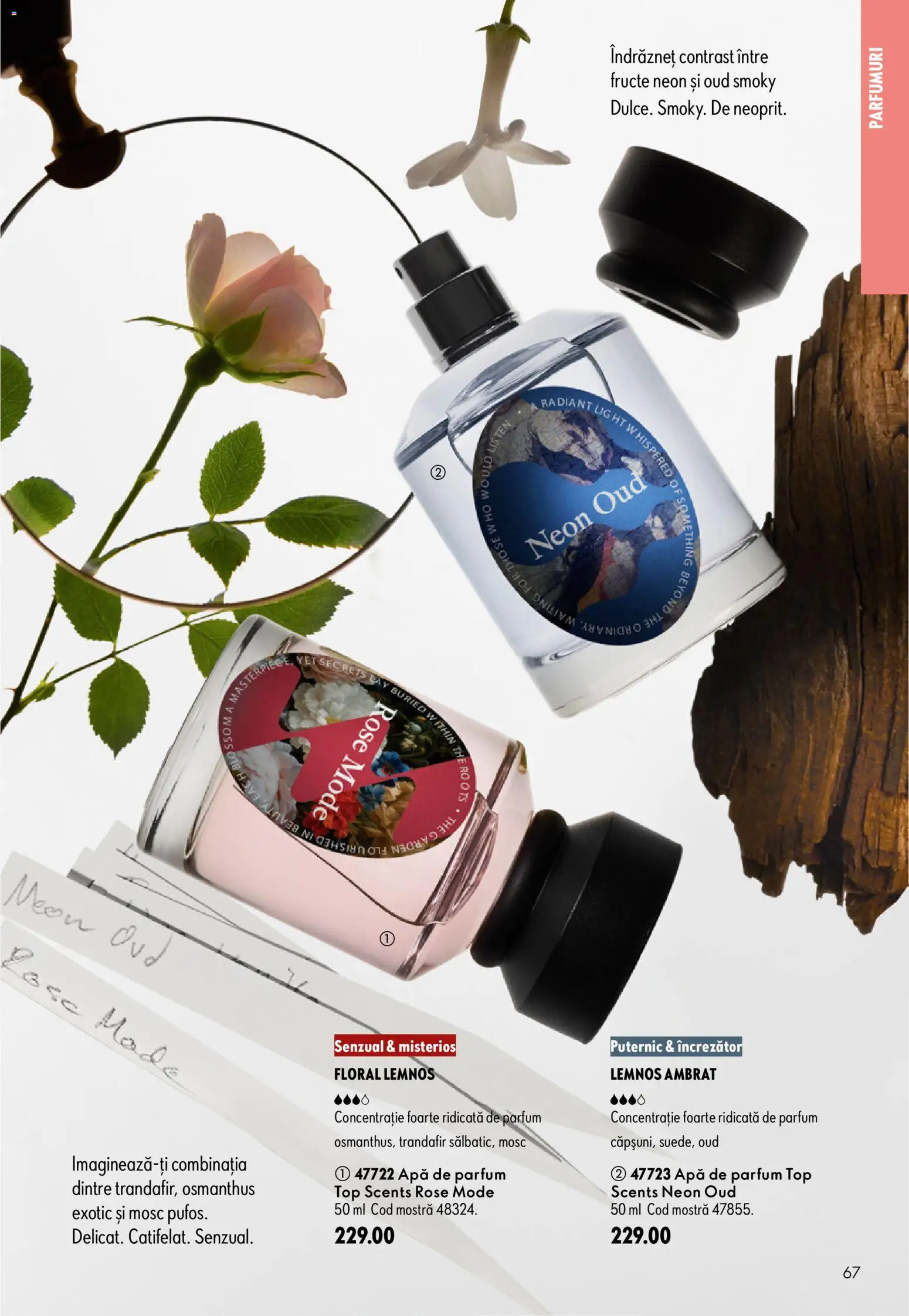 Catalog Oriflame 8 - 27 Iulie 2026 | Pagina 67 | Produse: Apă de parfum, Trandafir, Apă, Fructe