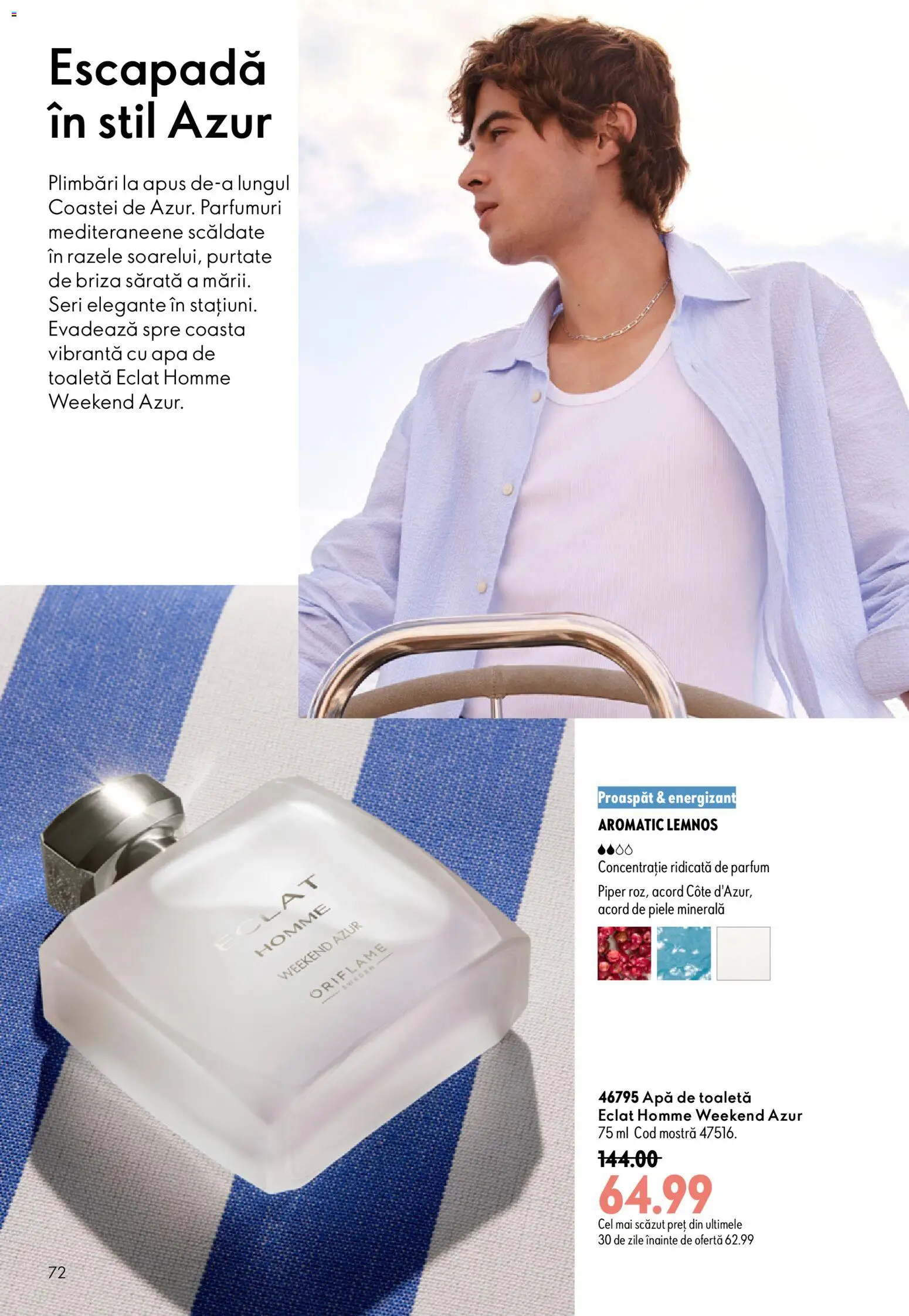 Catalog Oriflame 8 - 27 Iulie 2026 | Pagina 72 | Produse: Toaletă, Apă de toaletă, Apă, Piper