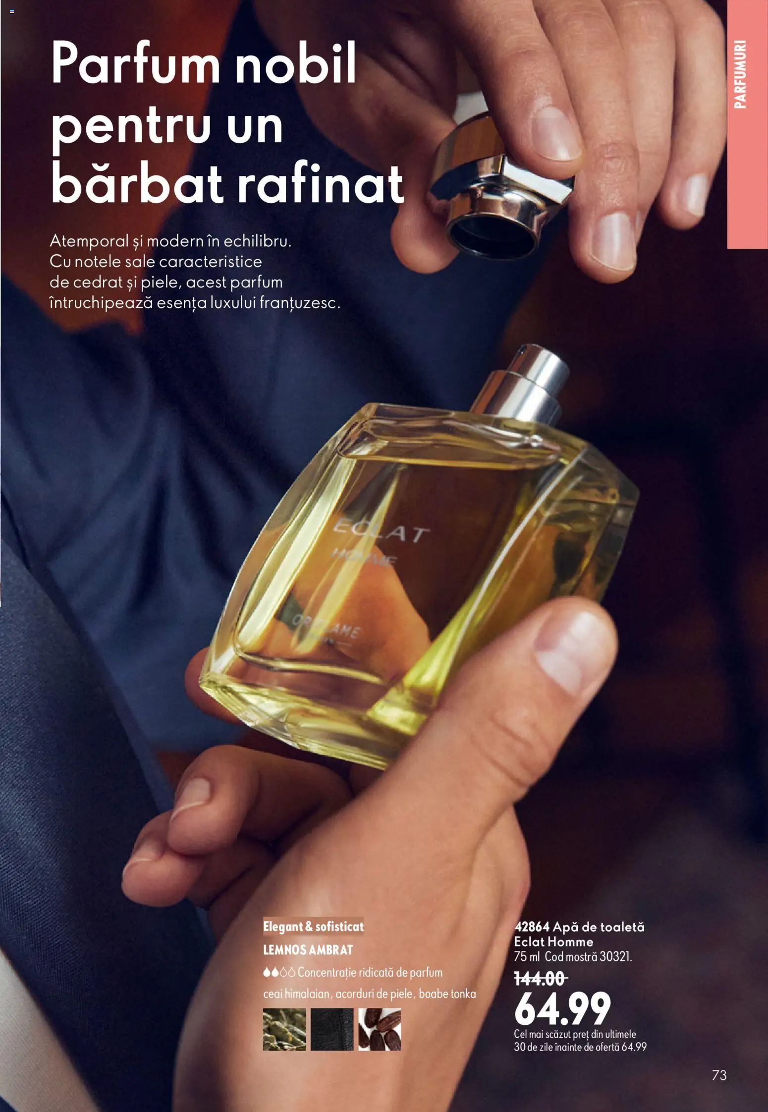 Catalog Oriflame 8 - 27 Iulie 2026 | Pagina 73 | Produse: Parfum, Apă de toaletă, Ceai, Apă