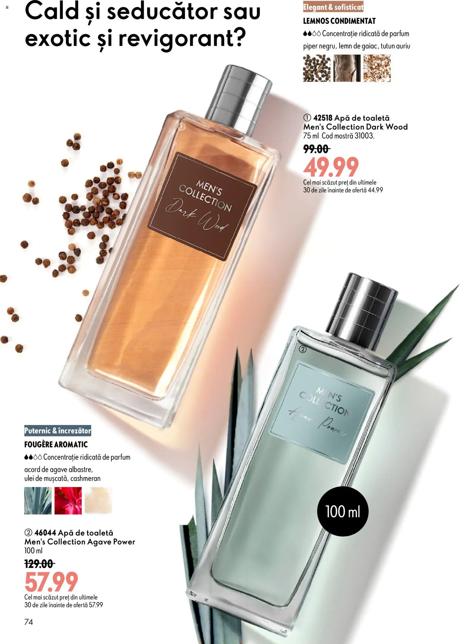 Catalog Oriflame 8 - 27 Iulie 2026 | Pagina 74 | Produse: Toaletă, Apă de toaletă, Ulei, Apă