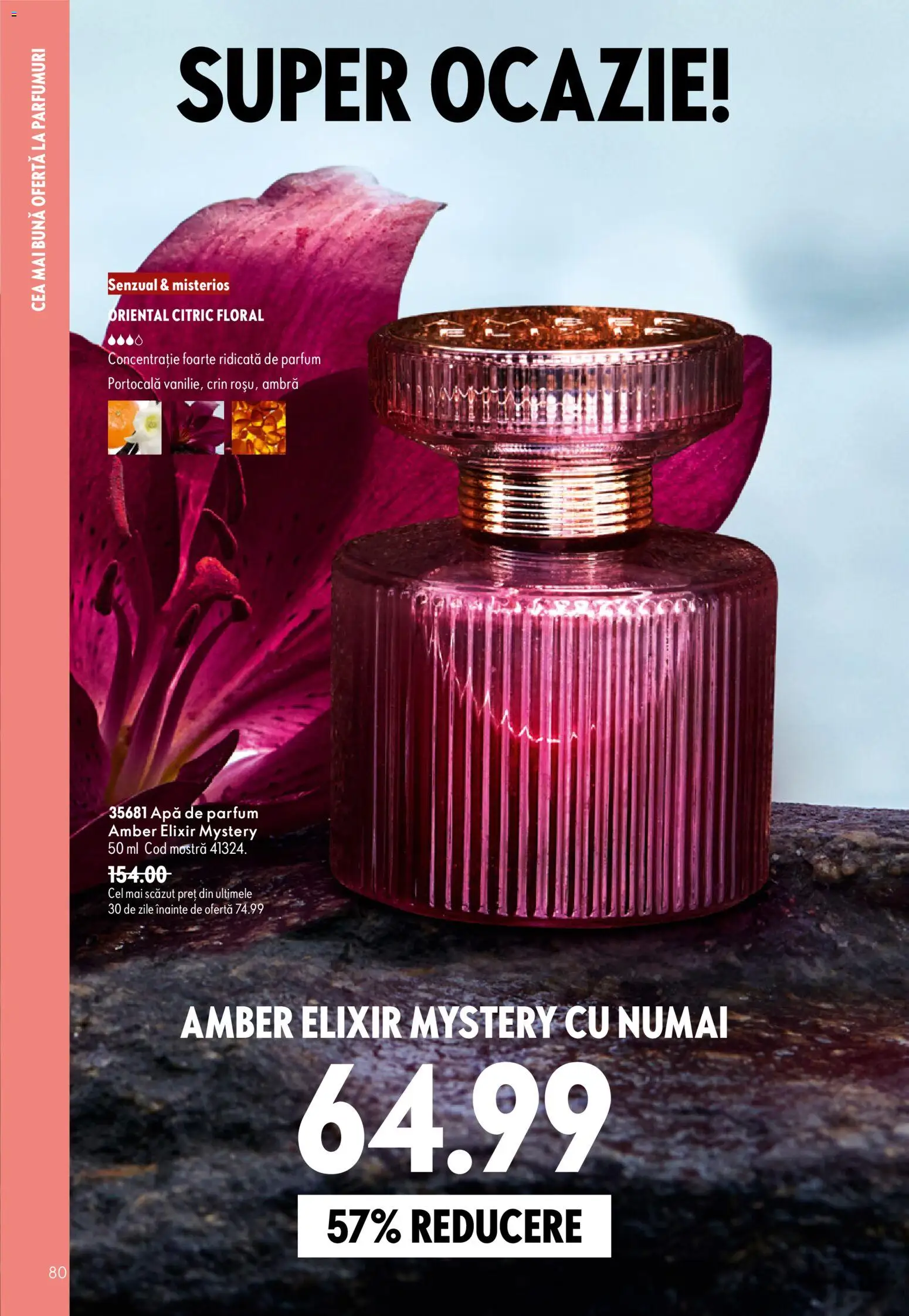 Catalog Oriflame 8 - 27 Iulie 2026 | Pagina 80 | Produse: Apă de parfum, Elixir, Parfum, Apă