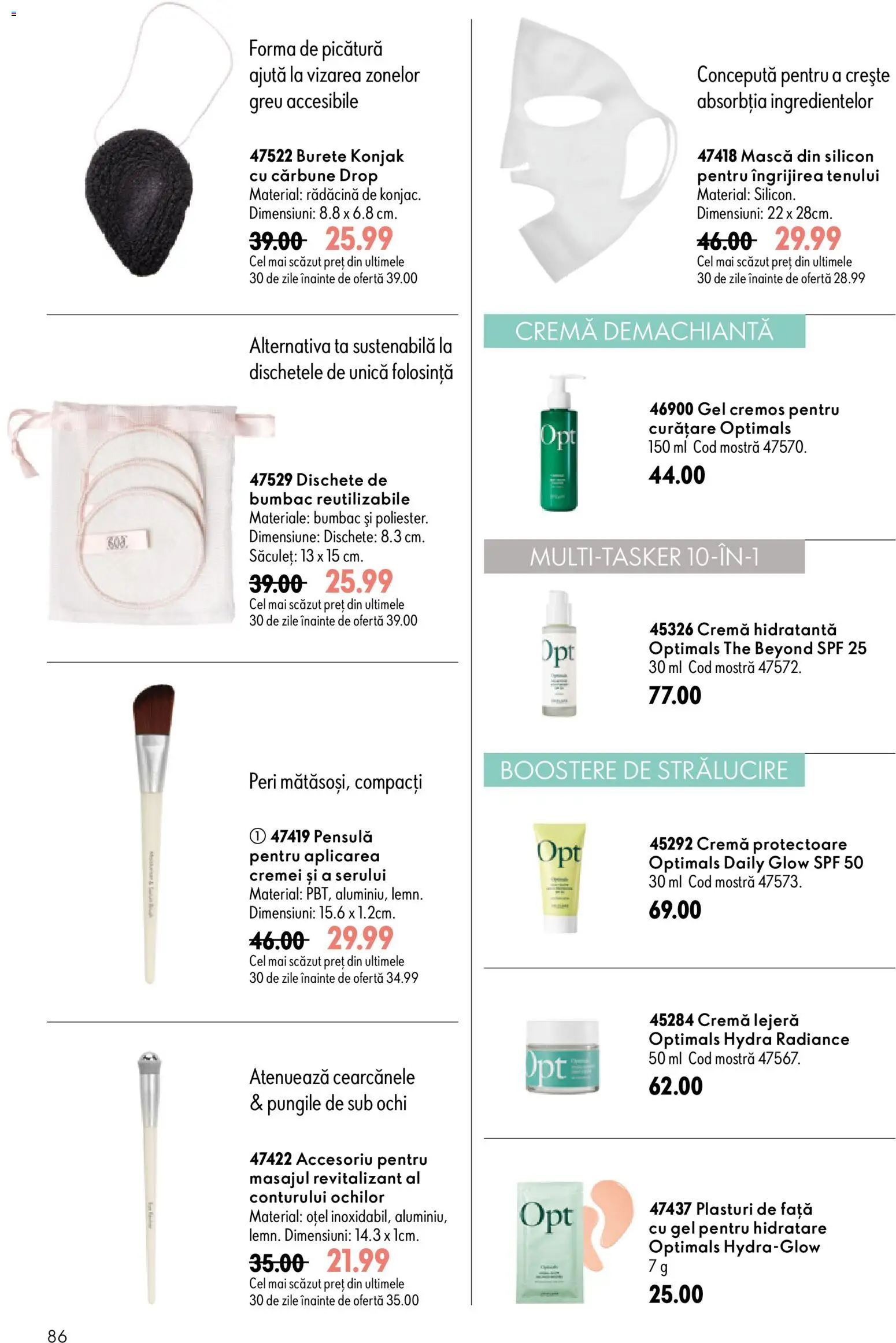 Catalog Oriflame 8 - 27 Iulie 2026 | Pagina 86 | Produse: Plasturi, Arapsaçı, Burete, Cremă