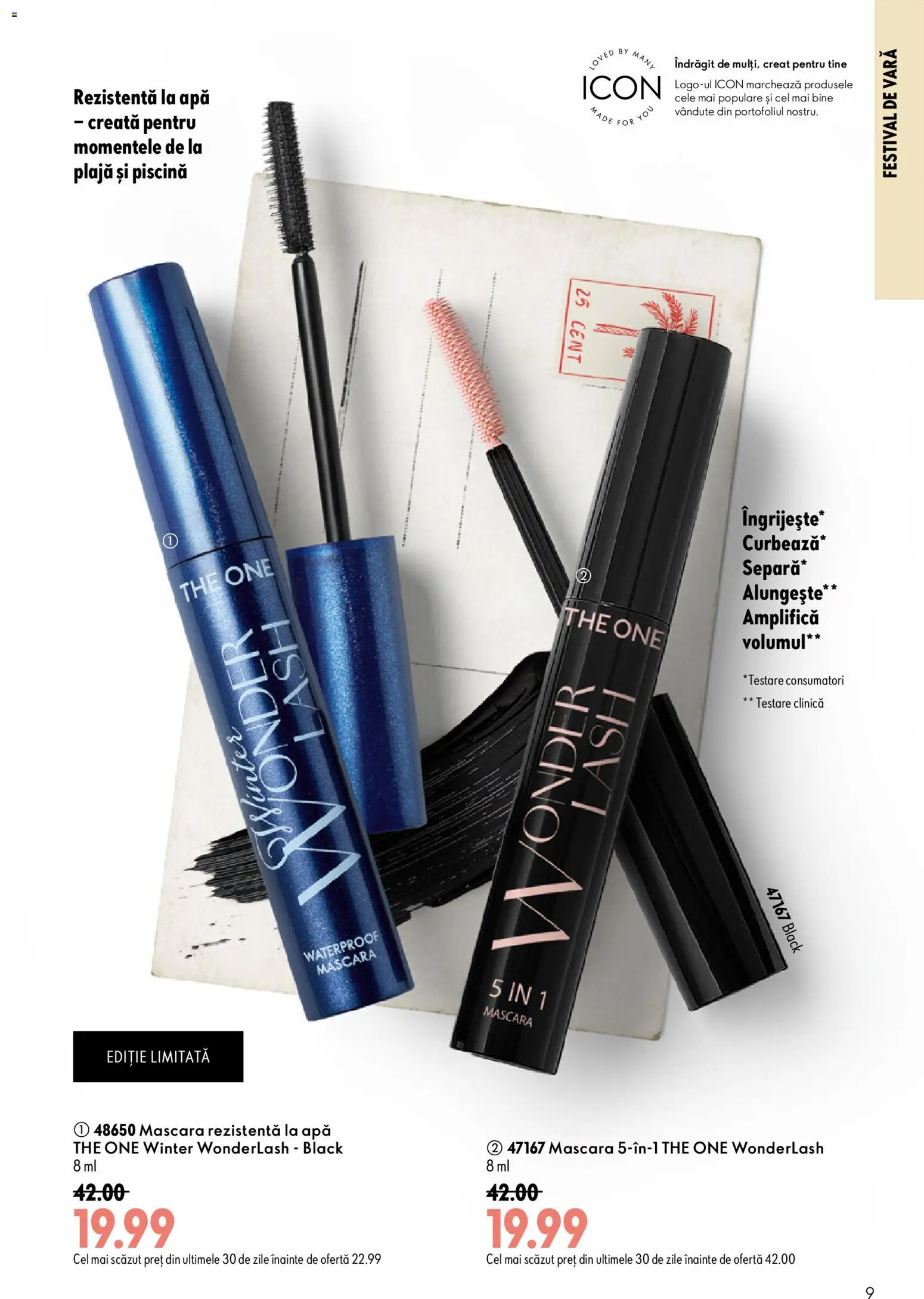 Catalog Oriflame 8 - 27 Iulie 2026 | Pagina 9 | Produse: Piscină, Mascara, Apă