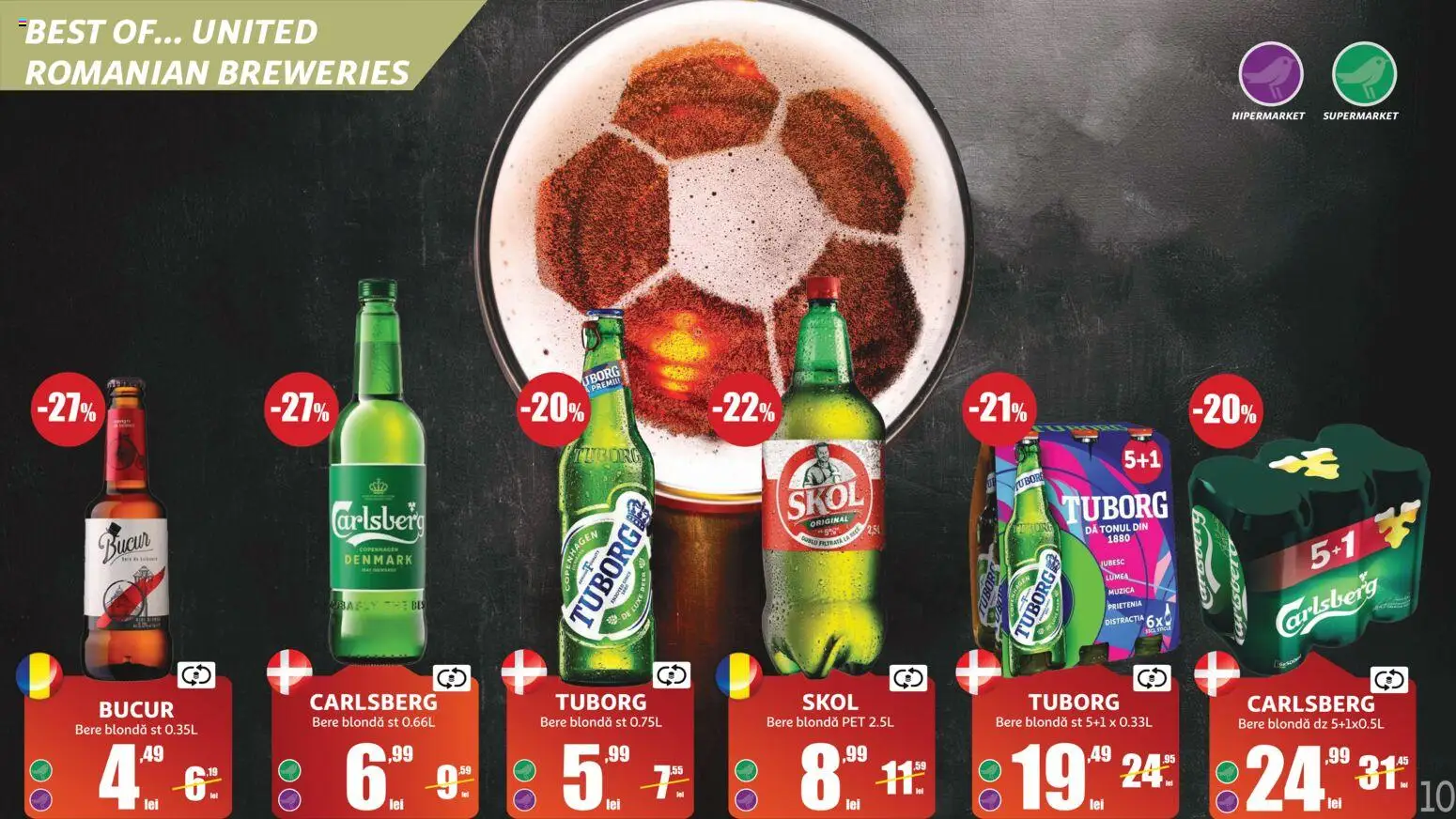 Catalog Auchan 10 Iunie - 13 Iulie 2026 | Pagina 10 | Produse: Bere