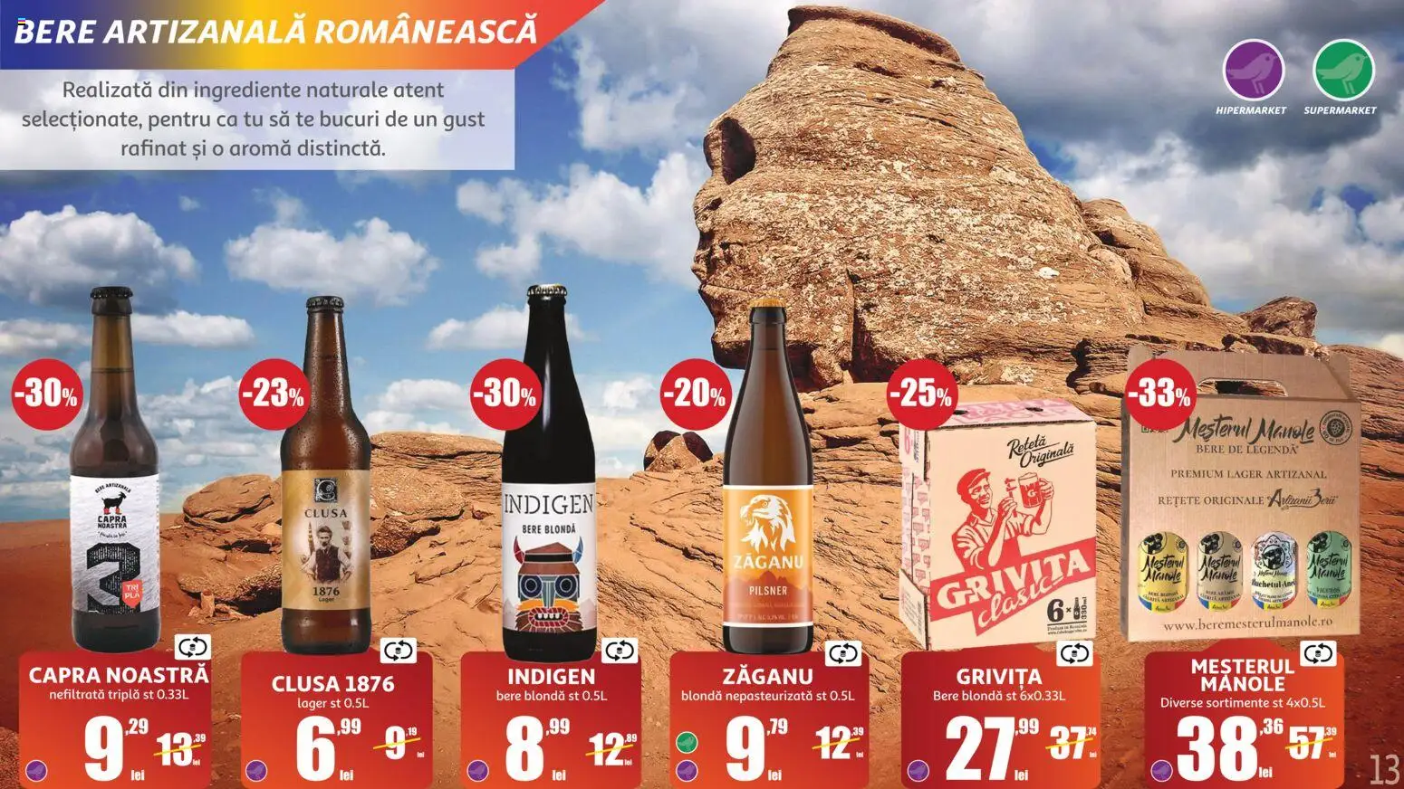 Catalog Auchan 10 Iunie - 13 Iulie 2026 | Pagina 13 | Produse: Bere