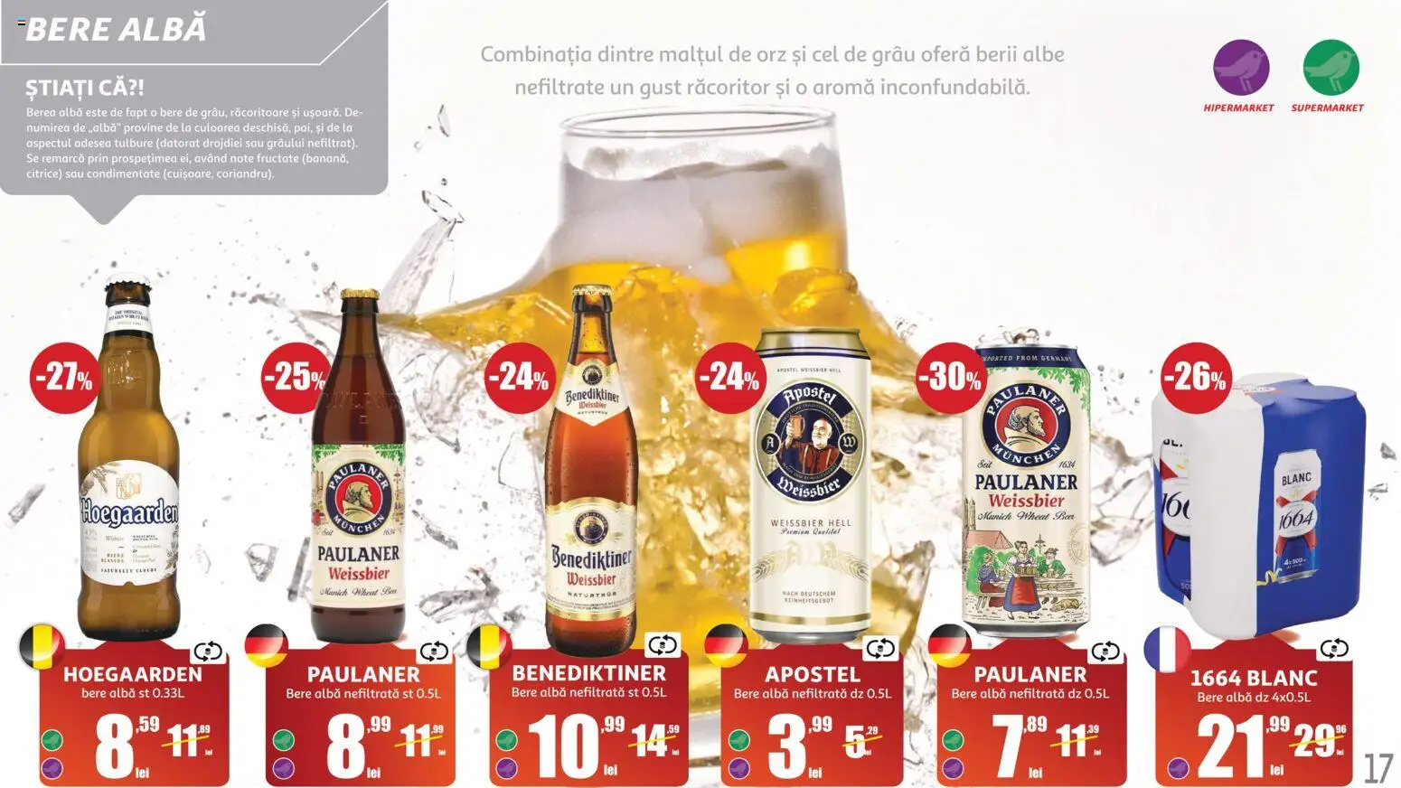 Catalog Auchan 10 Iunie - 13 Iulie 2026 | Pagina 17 | Produse: Bere