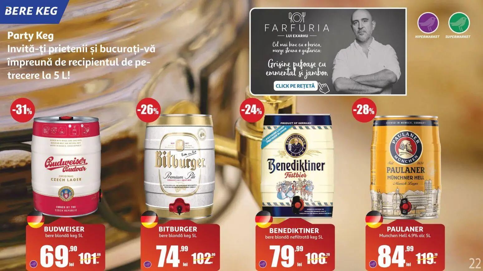 Catalog Auchan 10 Iunie - 13 Iulie 2026 | Pagina 22 | Produse: Bere