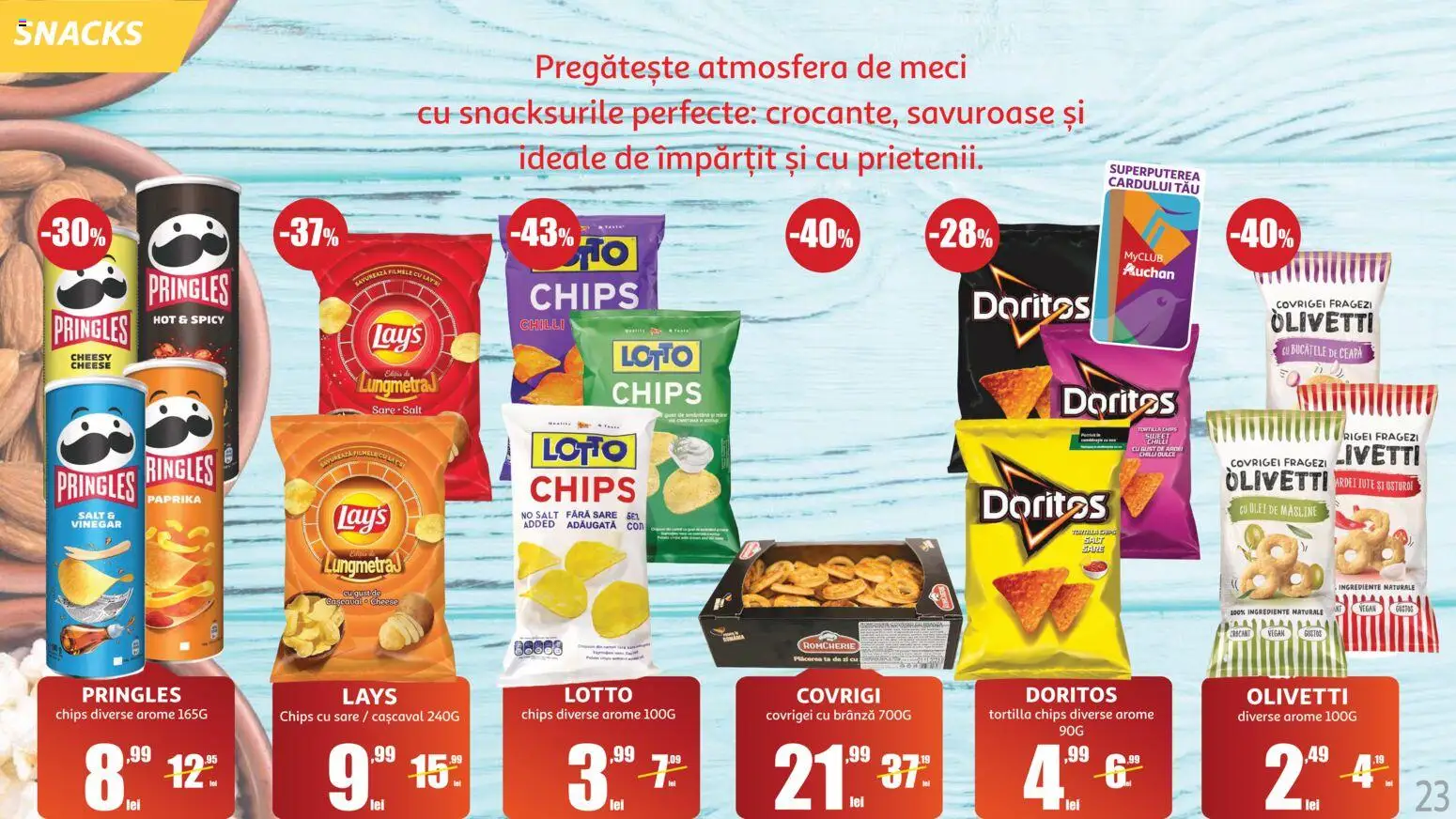 Catalog Auchan 10 Iunie - 13 Iulie 2026 | Pagina 23 | Produse: Măsline, Ardei, Ardei iute, Brânză