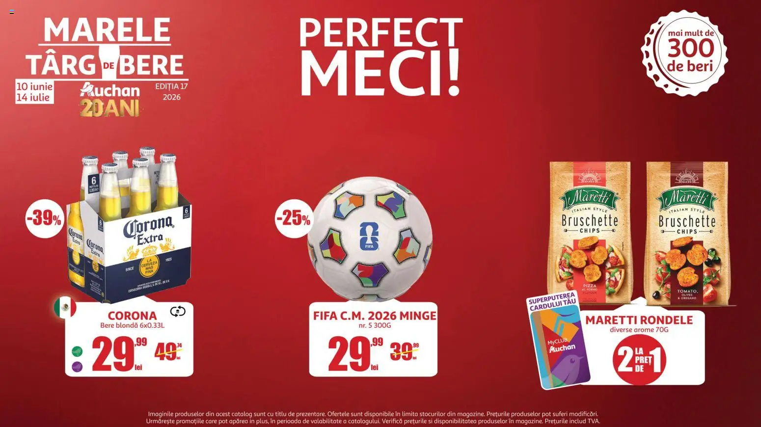 Catalog Auchan 10 Iunie - 13 Iulie 2026 | Pagina 31 | Produse: Delgeç, Klozet koku giderici, Pizza, Bere