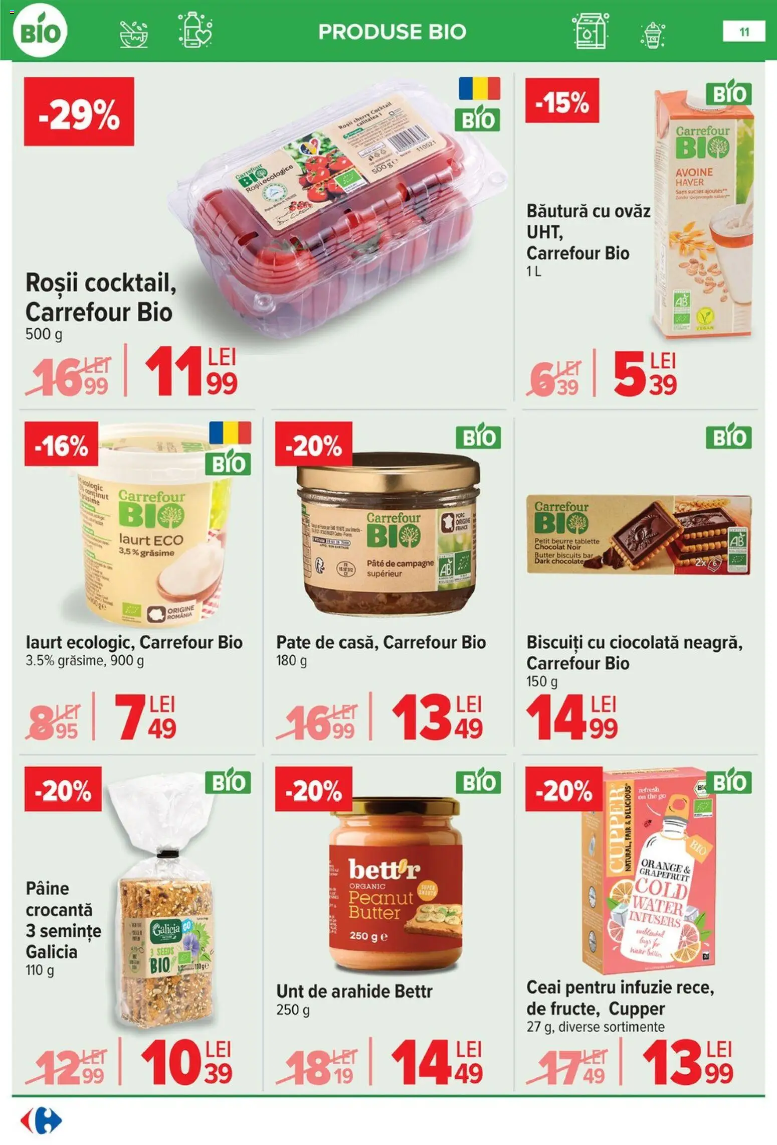 Catalog Carrefour 10 - 15 Iunie 2026 | Pagina 11 | Produse: Semințe, Cocktail, Ceai, Biscuiți