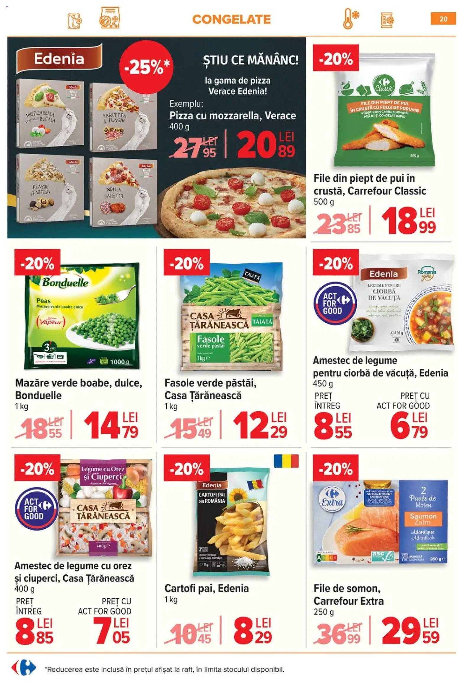 Catalog Carrefour 10 - 15 Iunie 2026 | Pagina 20 | Produse: Hacıyatmaz Kedi Oyuncağı, Pizza, Fasole verde, Legume
