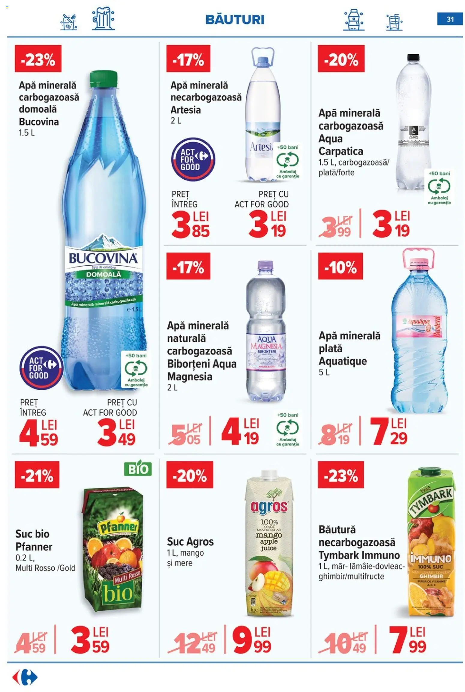 Catalog Carrefour 10 - 15 Iunie 2026 | Pagina 31 | Produse: Şerit ödül, Suc, Mere, Mango