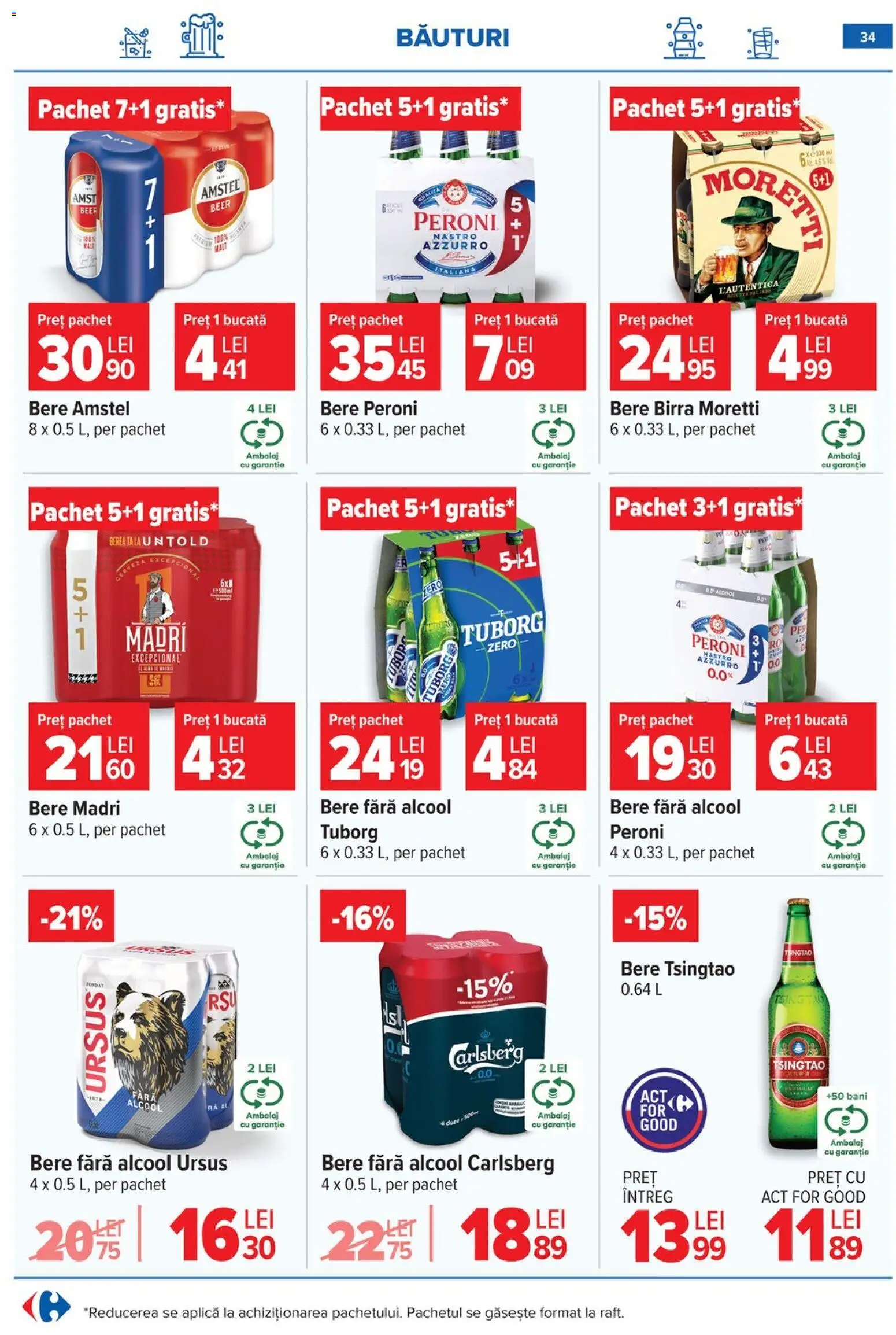 Catalog Carrefour 10 - 15 Iunie 2026 | Pagina 34 | Produse: Bere