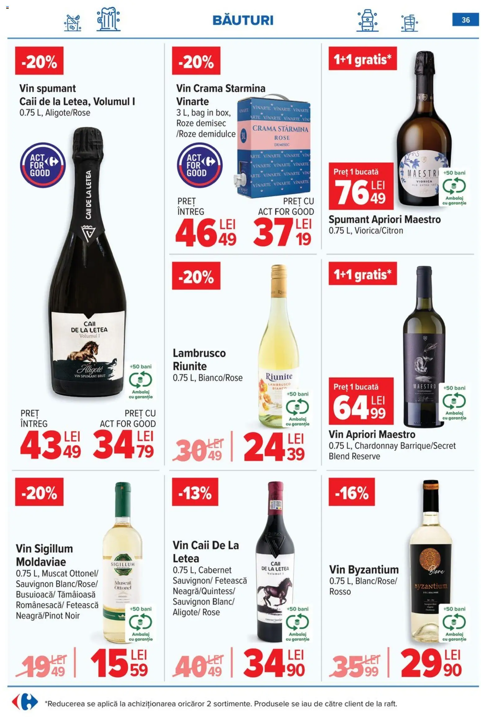 Catalog Carrefour 10 - 15 Iunie 2026 | Pagina 36 | Produse: Vin