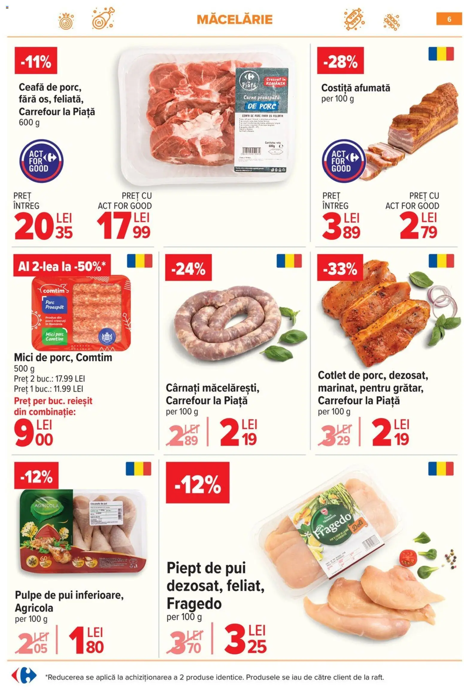 Catalog Carrefour 10 - 15 Iunie 2026 | Pagina 6 | Produse: Lait de coco, Hacıyatmaz Kedi Oyuncağı, Mici, Cârnați