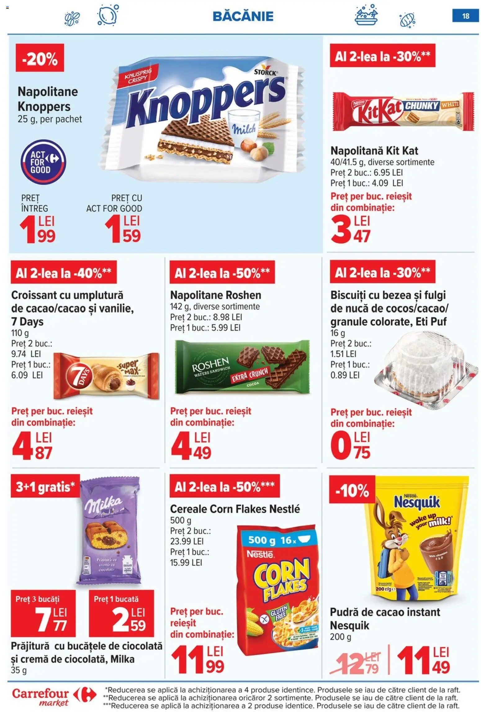 Catalog Carrefour 10 - 15 Iunie 2026 | Pagina 18 | Produse: Pudră, Prăjitură, Cacao, Biscuiți