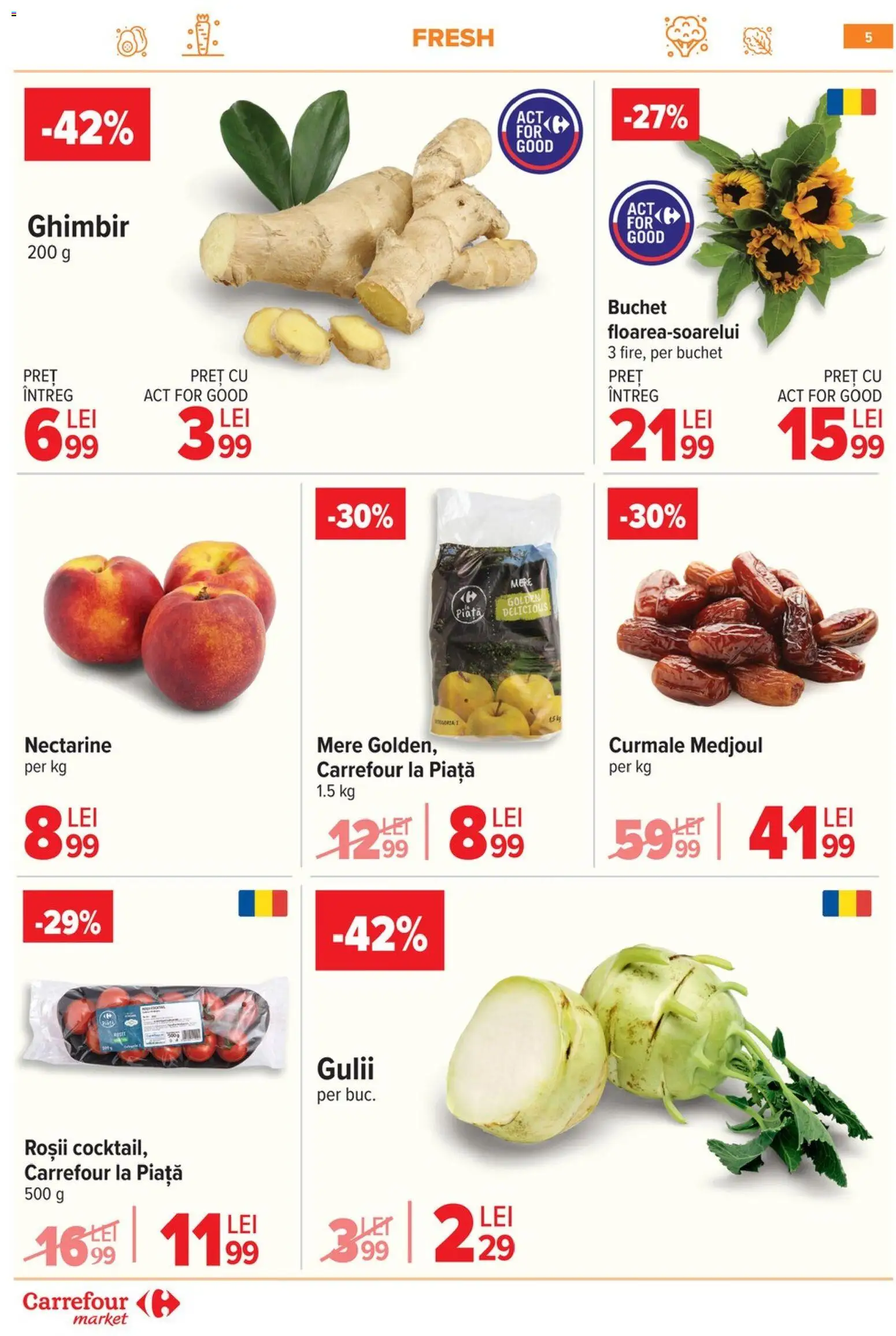 Catalog Carrefour 10 - 15 Iunie 2026 | Pagina 5 | Produse: Temizlik kovası, Mere, Roșii