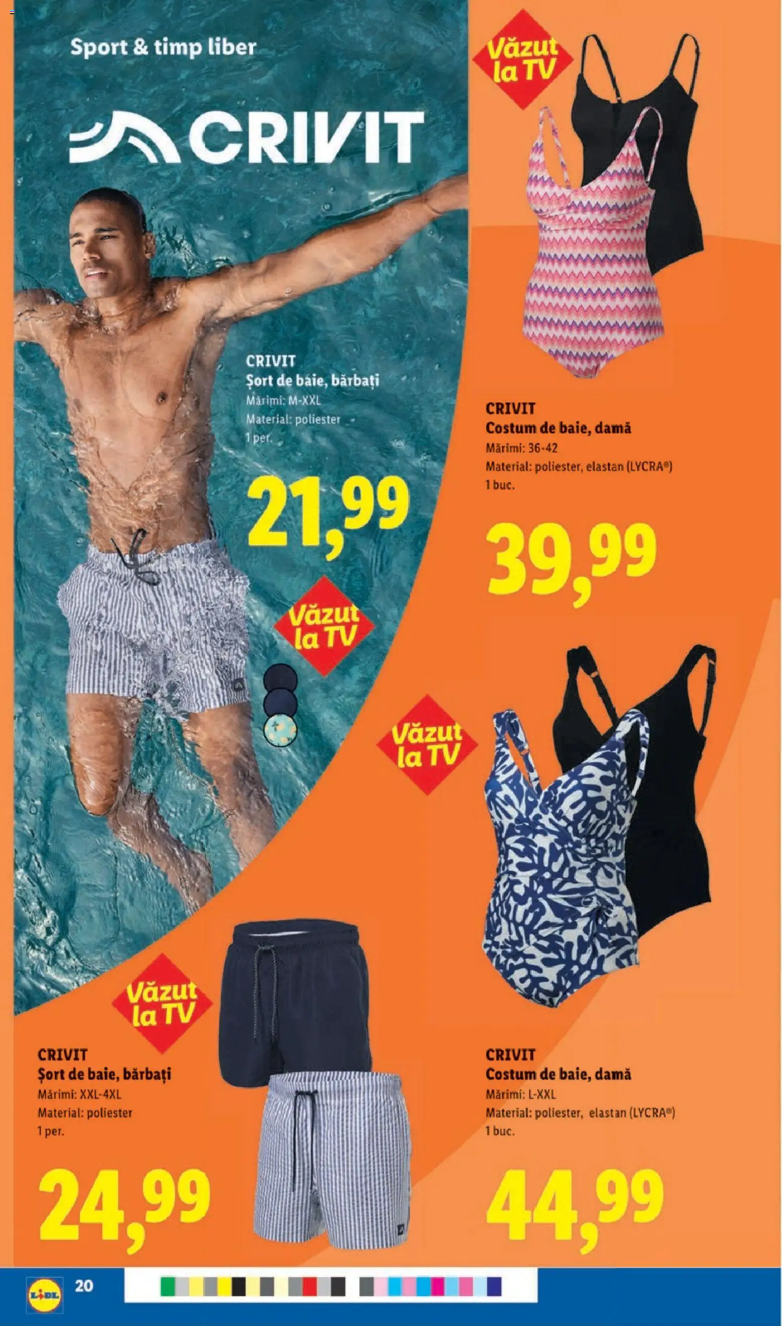 Catalog LIDL 15 - 20 Iunie 2026 | Pagina 20 | Produse: Șort, Costum