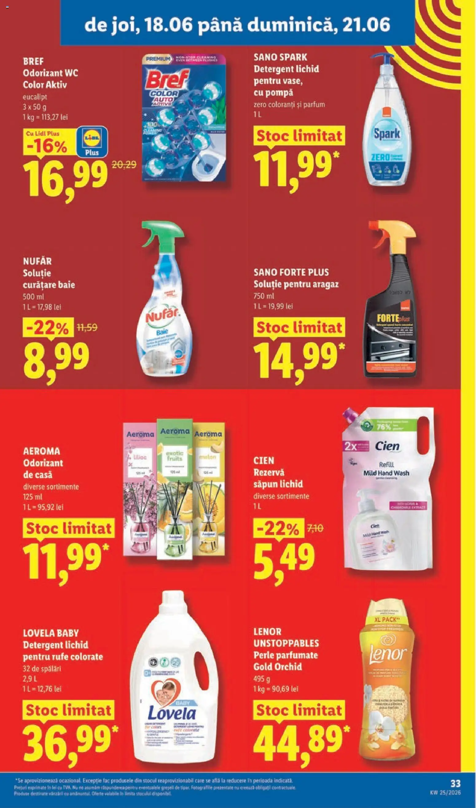 Catalog LIDL 15 - 20 Iunie 2026 | Pagina 33 | Produse: Parfum, Detergent, Săpun lichid, Rezervă săpun