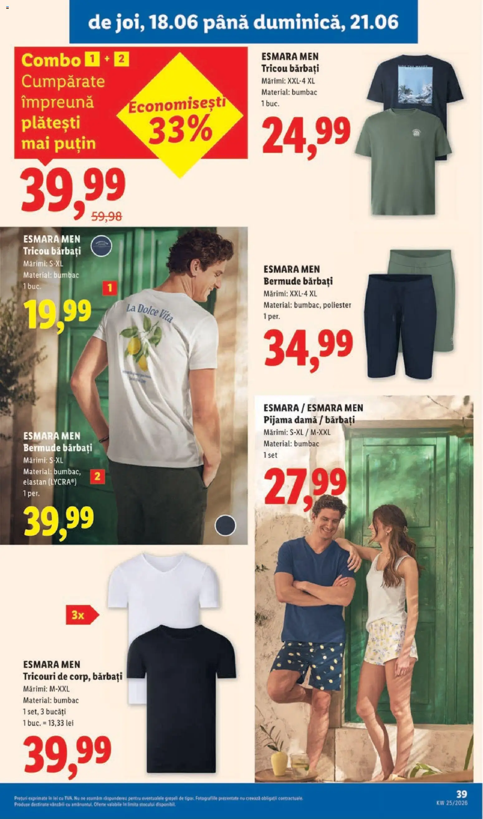 Catalog LIDL 15 - 20 Iunie 2026 | Pagina 39 | Produse: Tricou