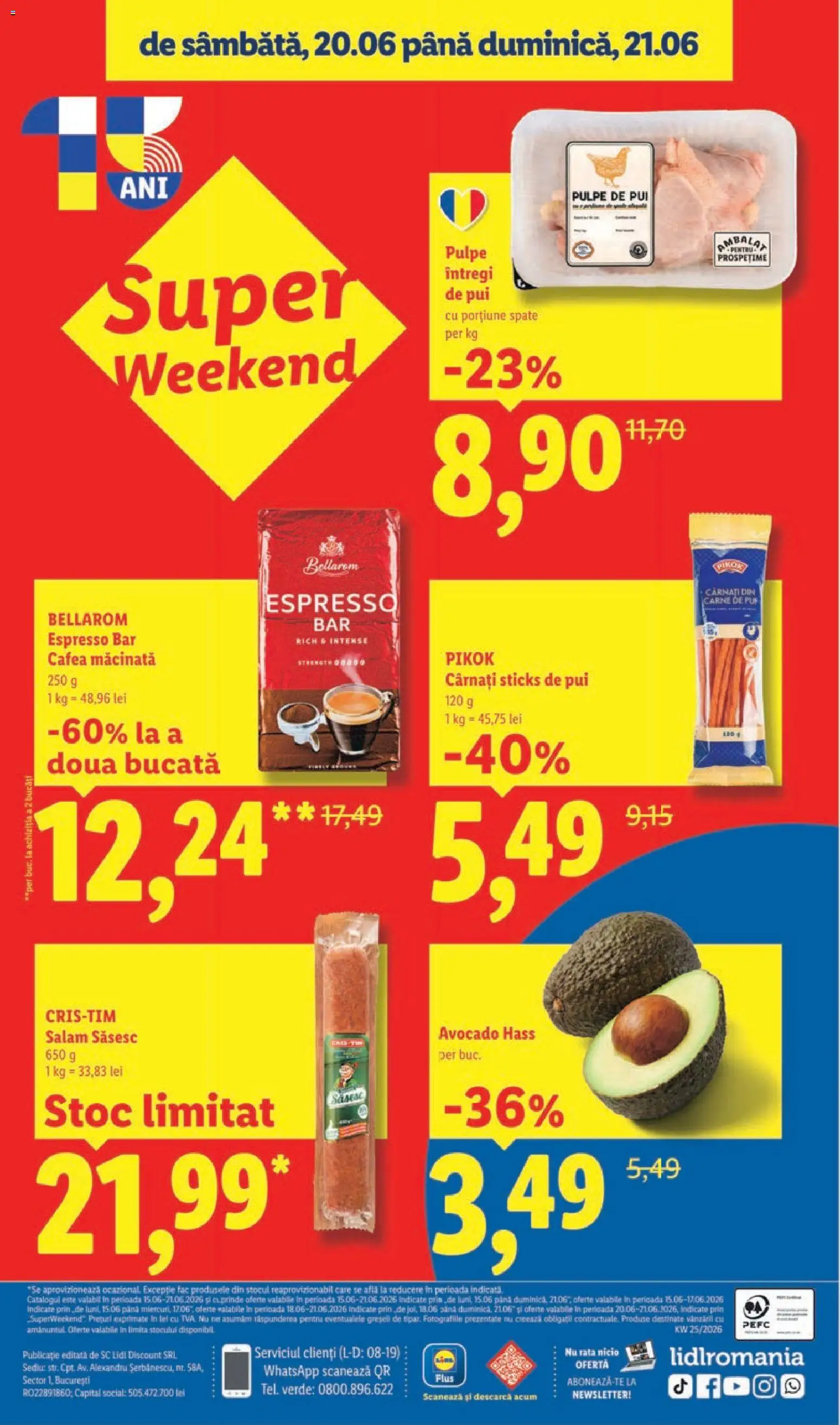 Catalog LIDL 15 - 20 Iunie 2026 | Pagina 40 | Produse: Rață, Salam, Avocado, Cârnați