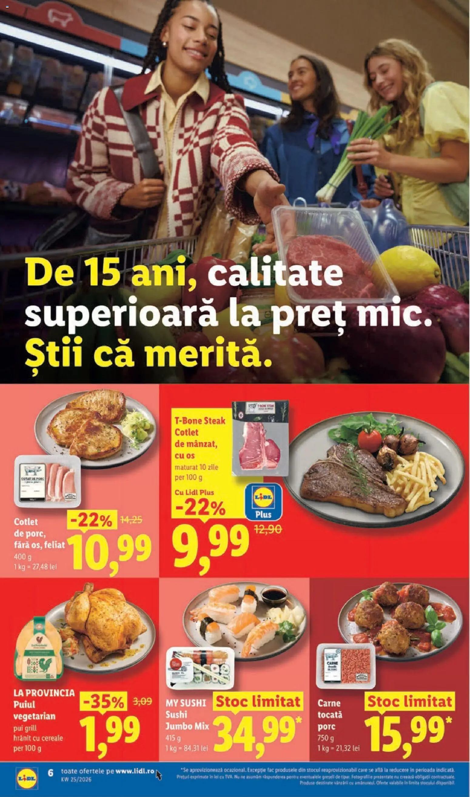 Catalog LIDL 15 - 20 Iunie 2026 | Pagina 6 | Produse: Grill, Hacıyatmaz Kedi Oyuncağı, Carne tocată, Cereale