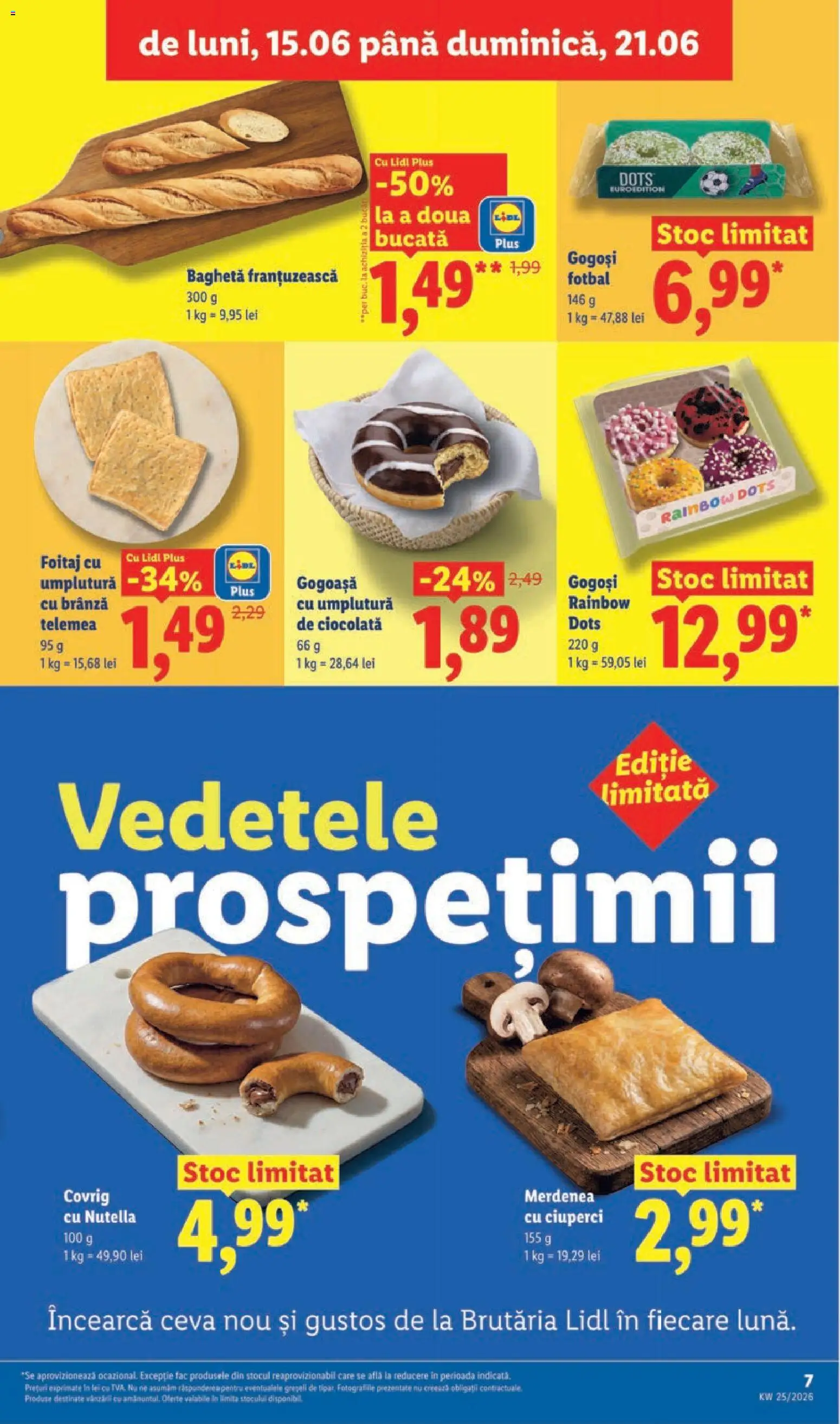 Catalog LIDL 15 - 20 Iunie 2026 | Pagina 7 | Produse: Divan, Ciuperci, Brânză, Ciocolată