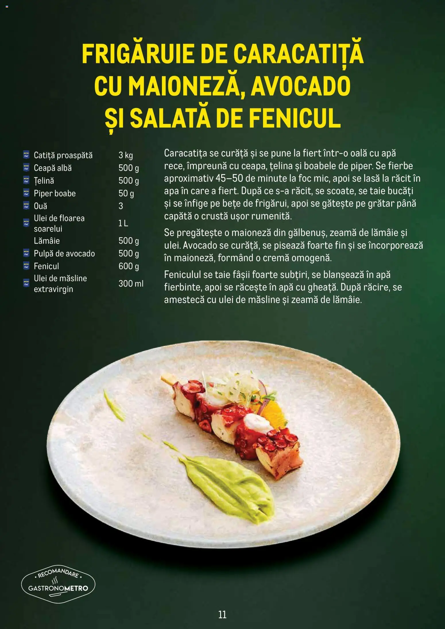 Catalog METRO 1 - 29 Iunie 2026 | Pagina 11 | Produse: Grătar, Măsline, Salată, Apă