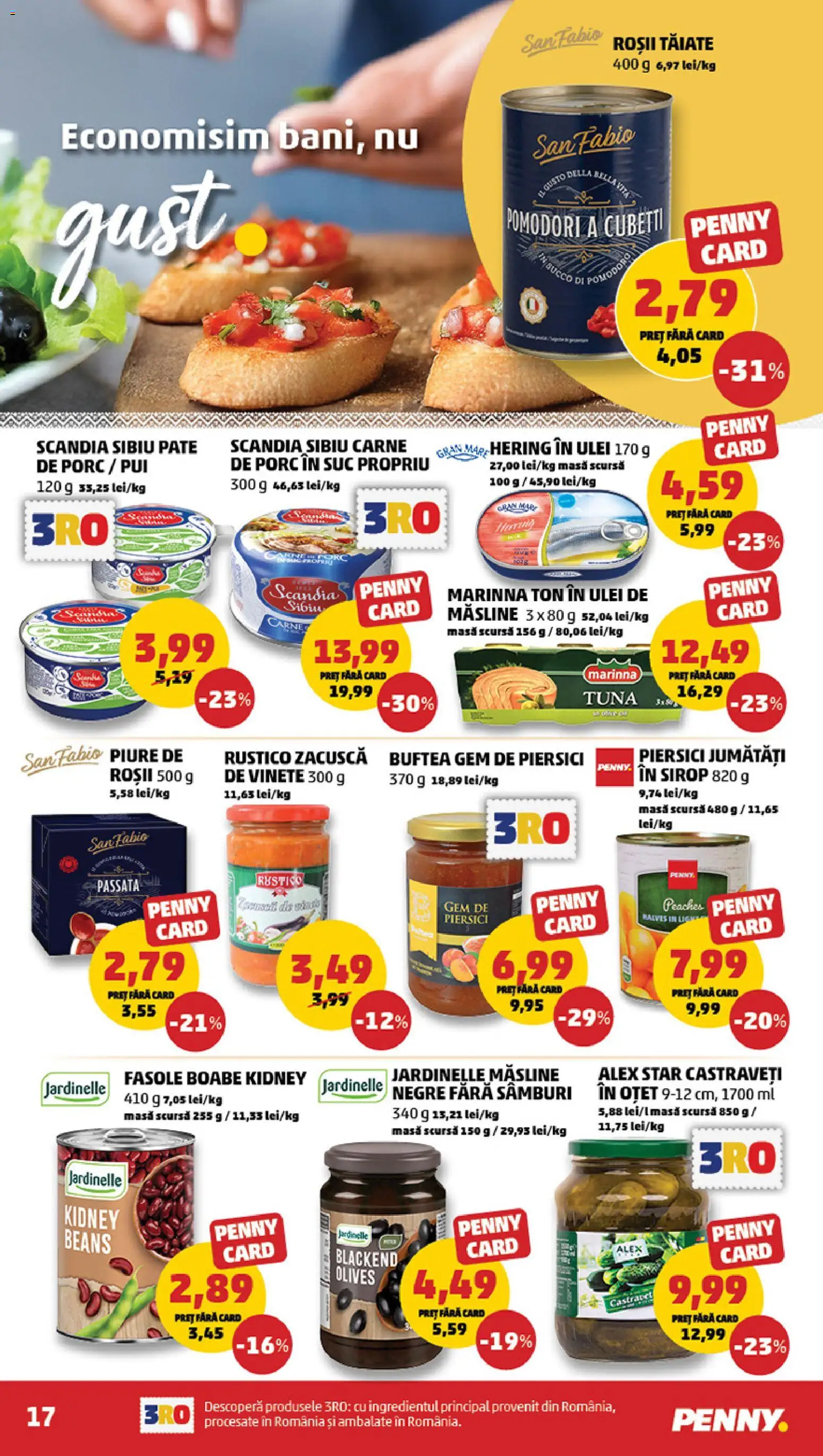 Catalog PENNY Market 10 - 15 Iunie 2026 | Pagina 17 | Produse: Hijyenik ped, Măsline, Carne De Porc, Roșii