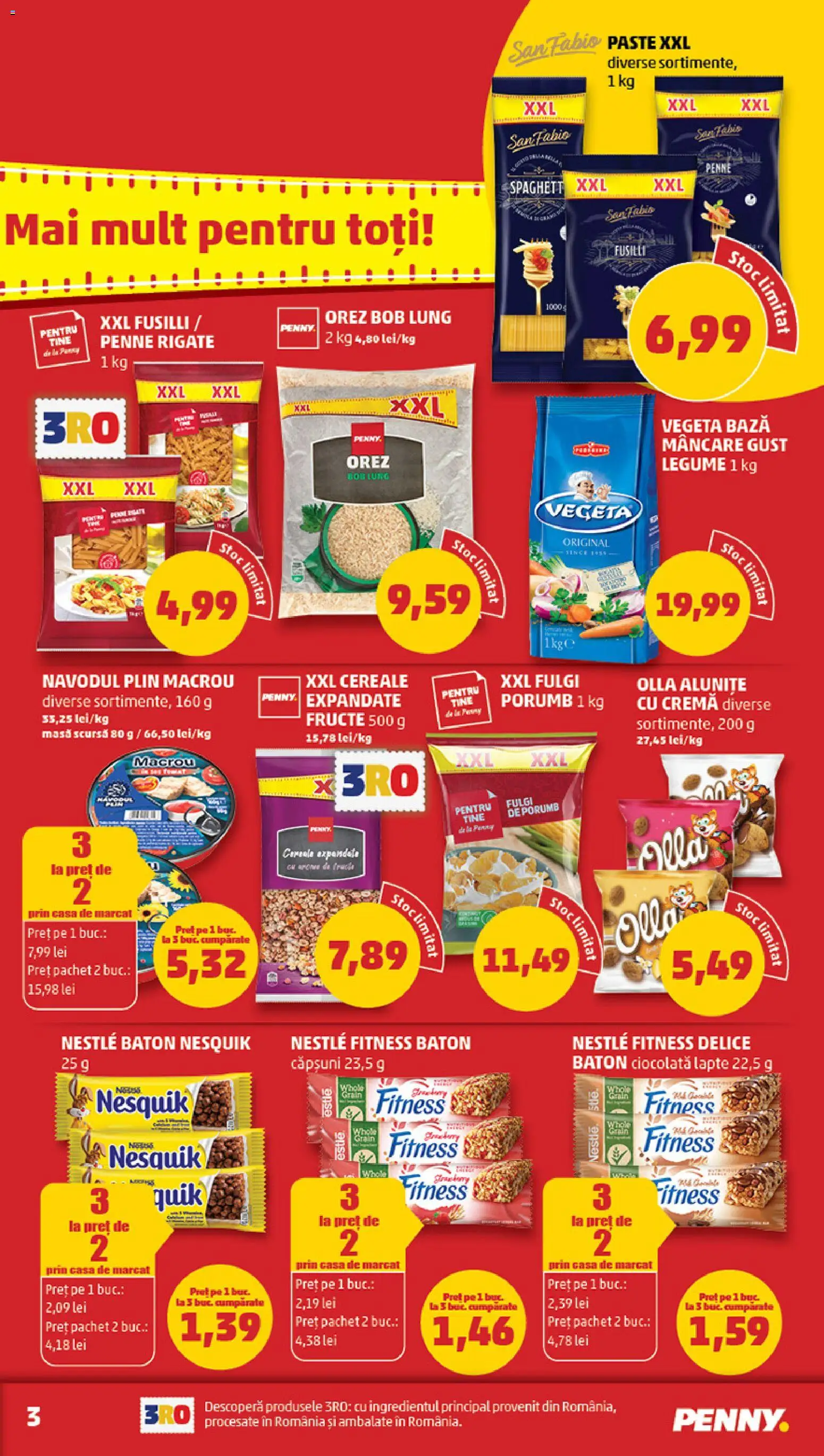 Catalog PENNY Market 10 - 15 Iunie 2026 | Pagina 3 | Produse: Lapte, Cremă, Orez, Fructe