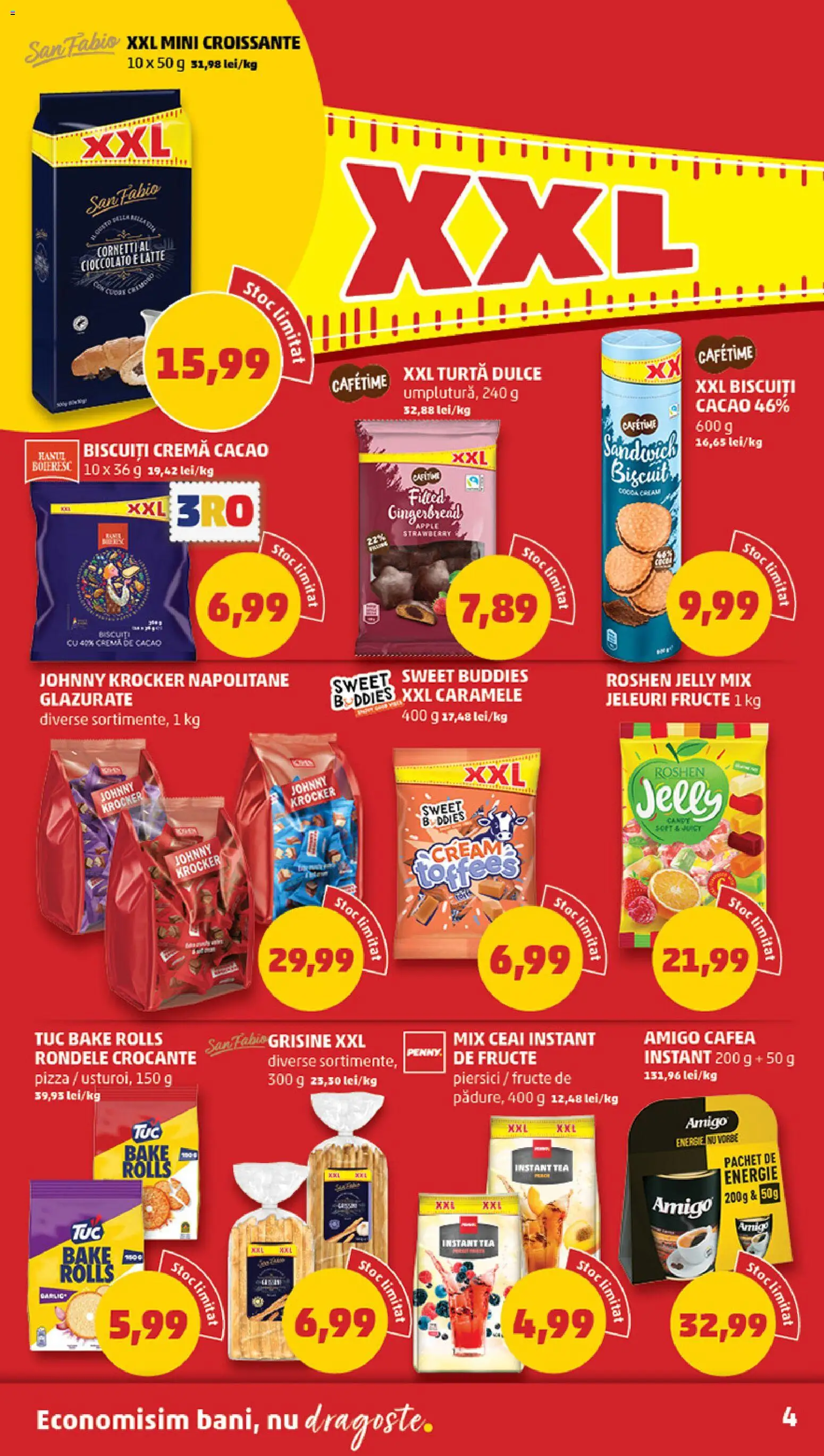 Catalog PENNY Market 10 - 15 Iunie 2026 | Pagina 4 | Produse: Napolitane, Cremă, Fructe, Jeleuri