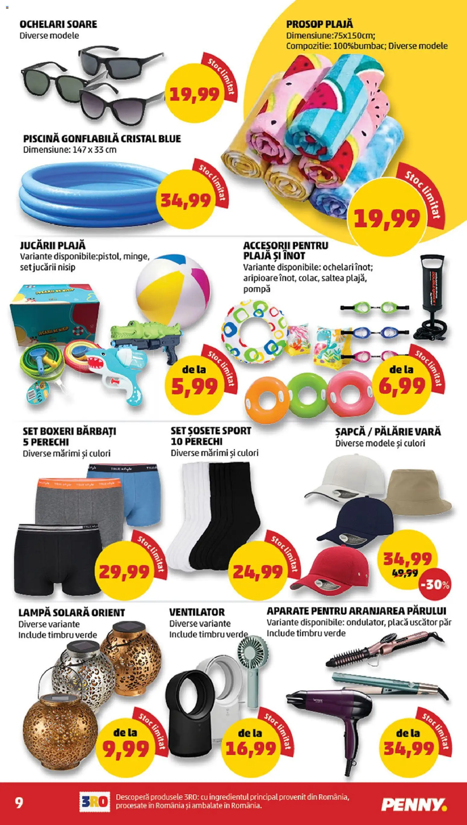 Catalog PENNY Market 10 - 15 Iunie 2026 | Pagina 9 | Produse: Pălărie, Piscină, Köpek Uzaklaştırıcılar, Șosete