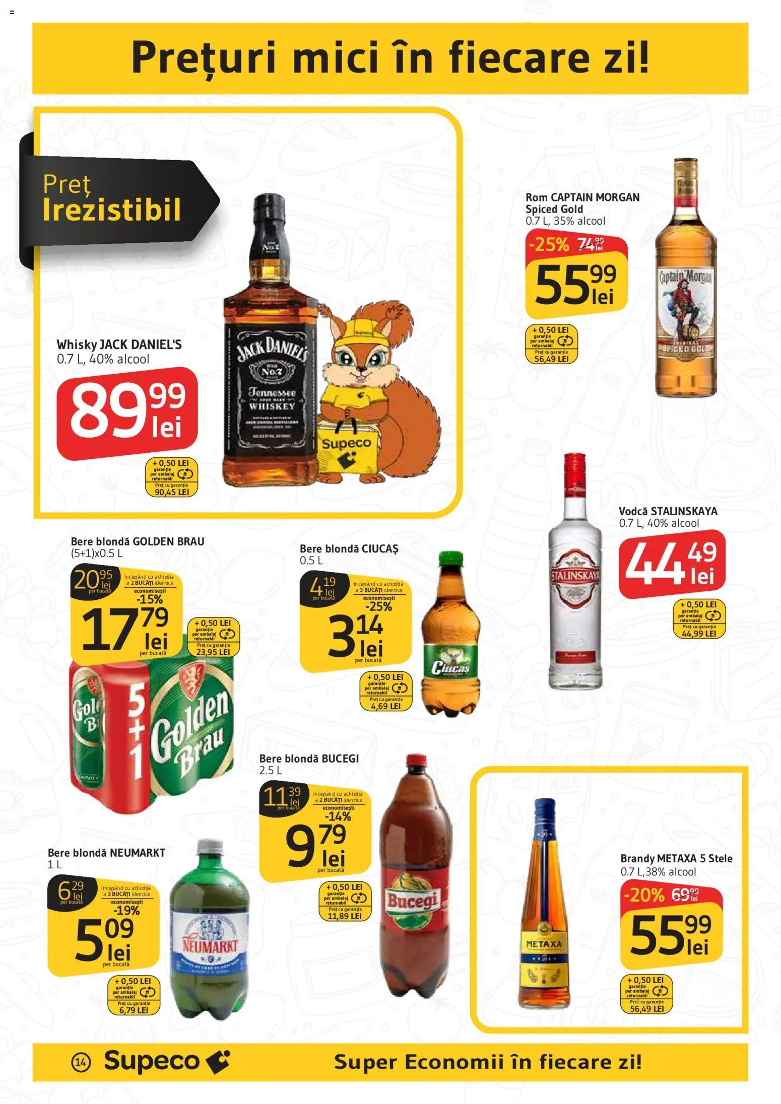 Catalog Supeco 11 - 23 Iunie 2026 | Pagina 14 | Produse: Su ısıtıcı, Mici, Bere, Whiskey
