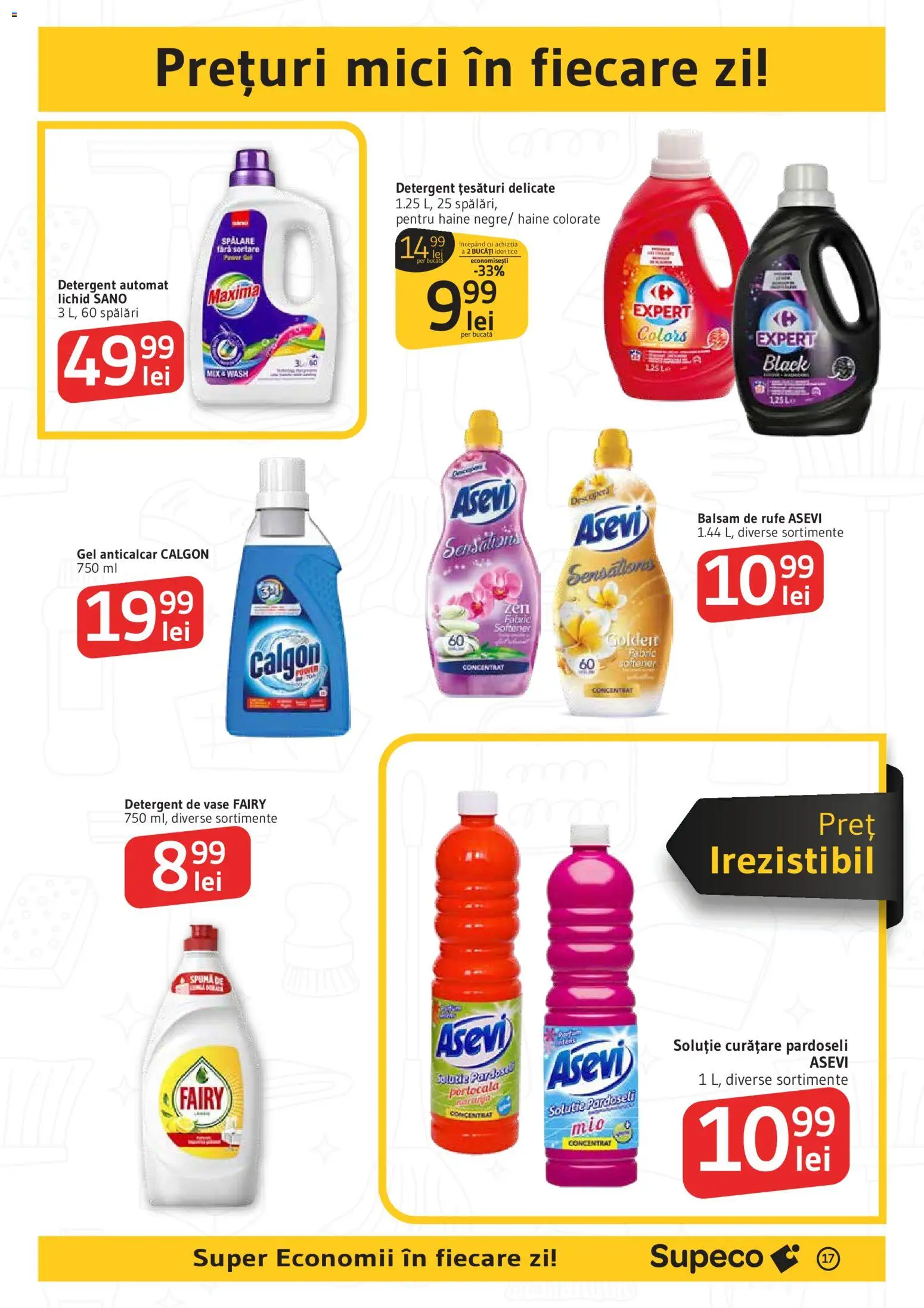 Catalog Supeco 11 - 23 Iunie 2026 | Pagina 17 | Produse: Kedi Ödül Oyuncakları, Balsam, Detergent, Haine