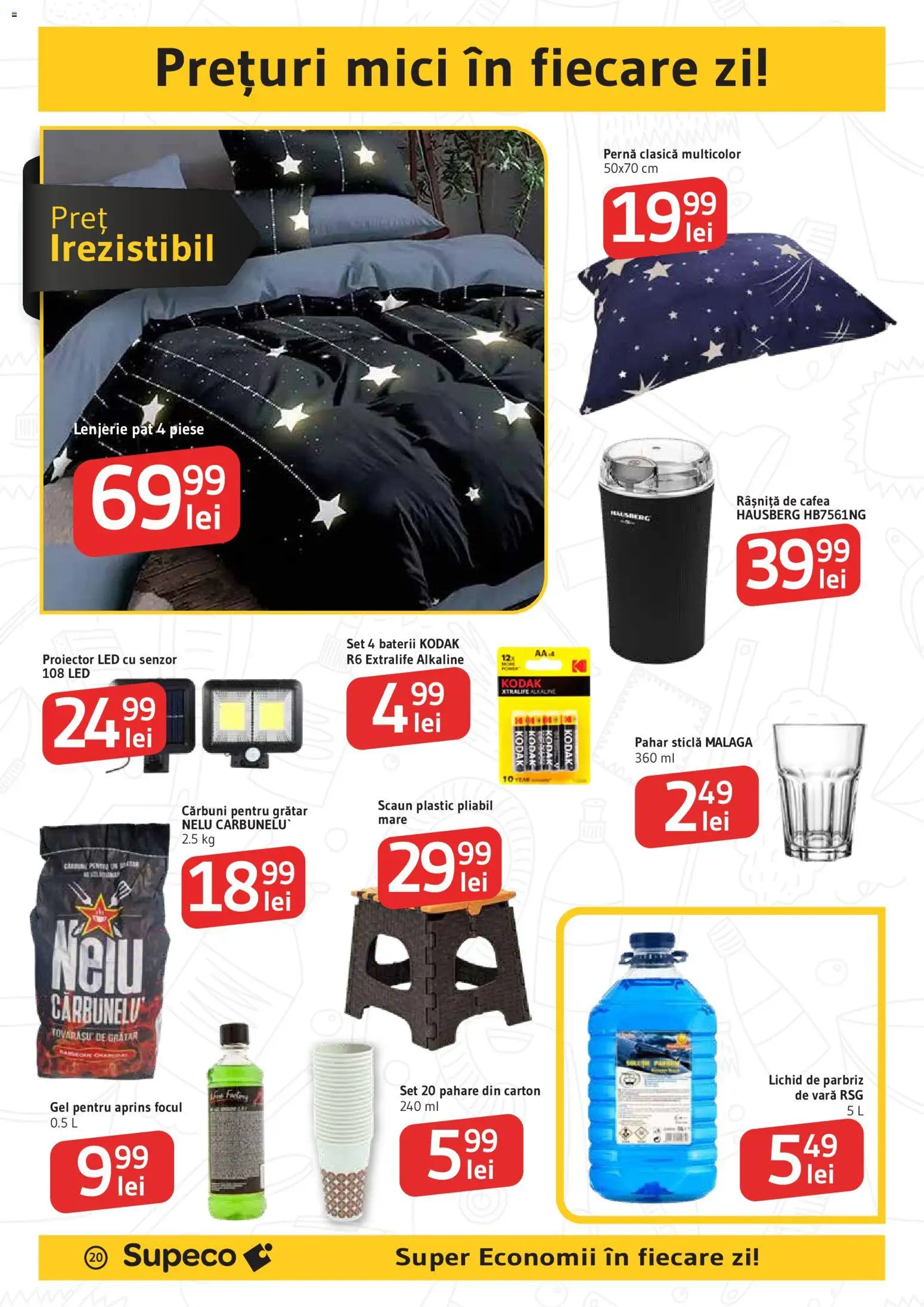 Catalog Supeco 11 - 23 Iunie 2026 | Pagina 20 | Produse: Pahare, Pat, Mici, Baterii